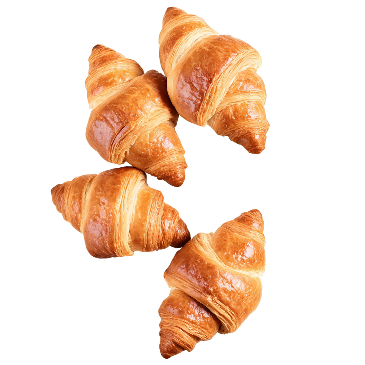 Croissants baked goods isolated on transparent background #2826