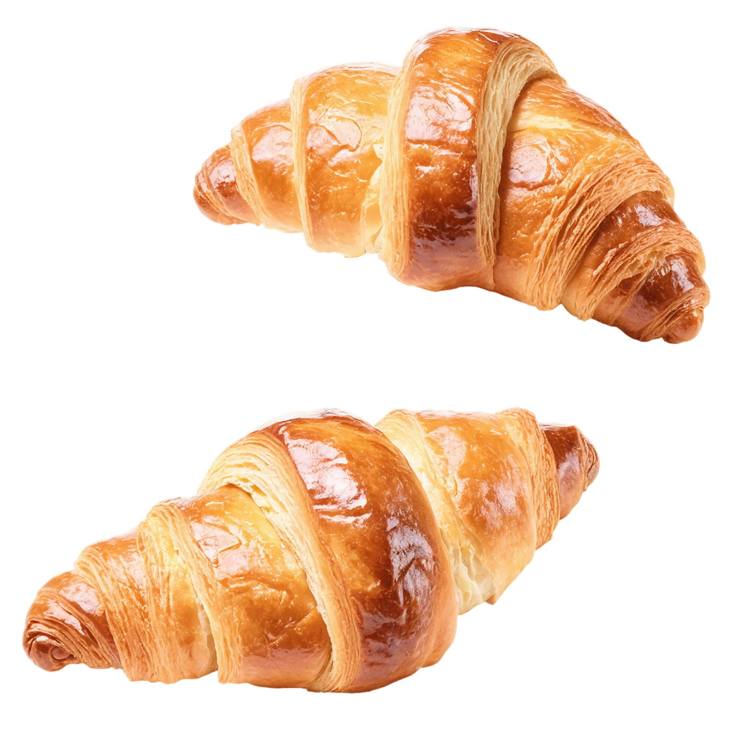 Croissants baked goods isolated on transparent background #2827