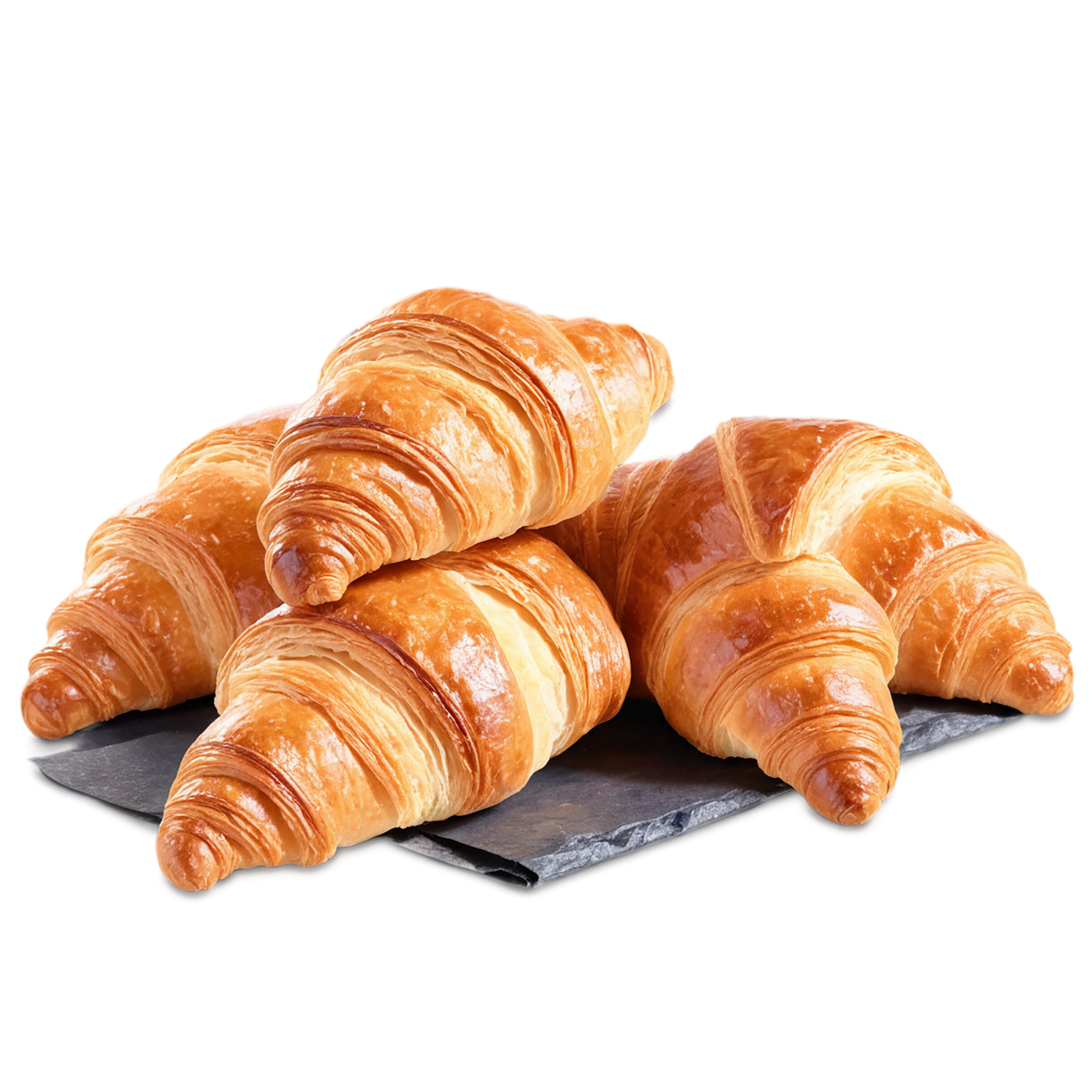 Croissants baked goods isolated on transparent background #2828