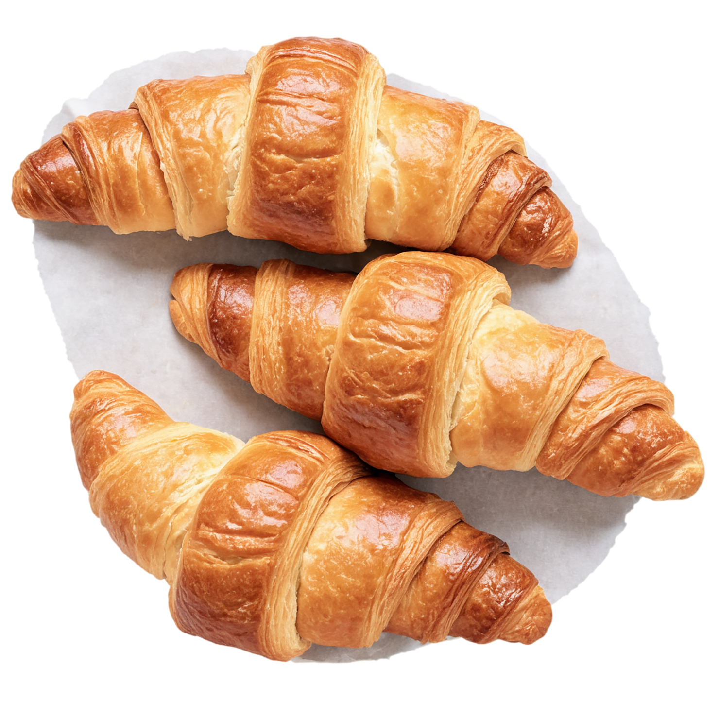 Croissants baked goods isolated on transparent background #2840