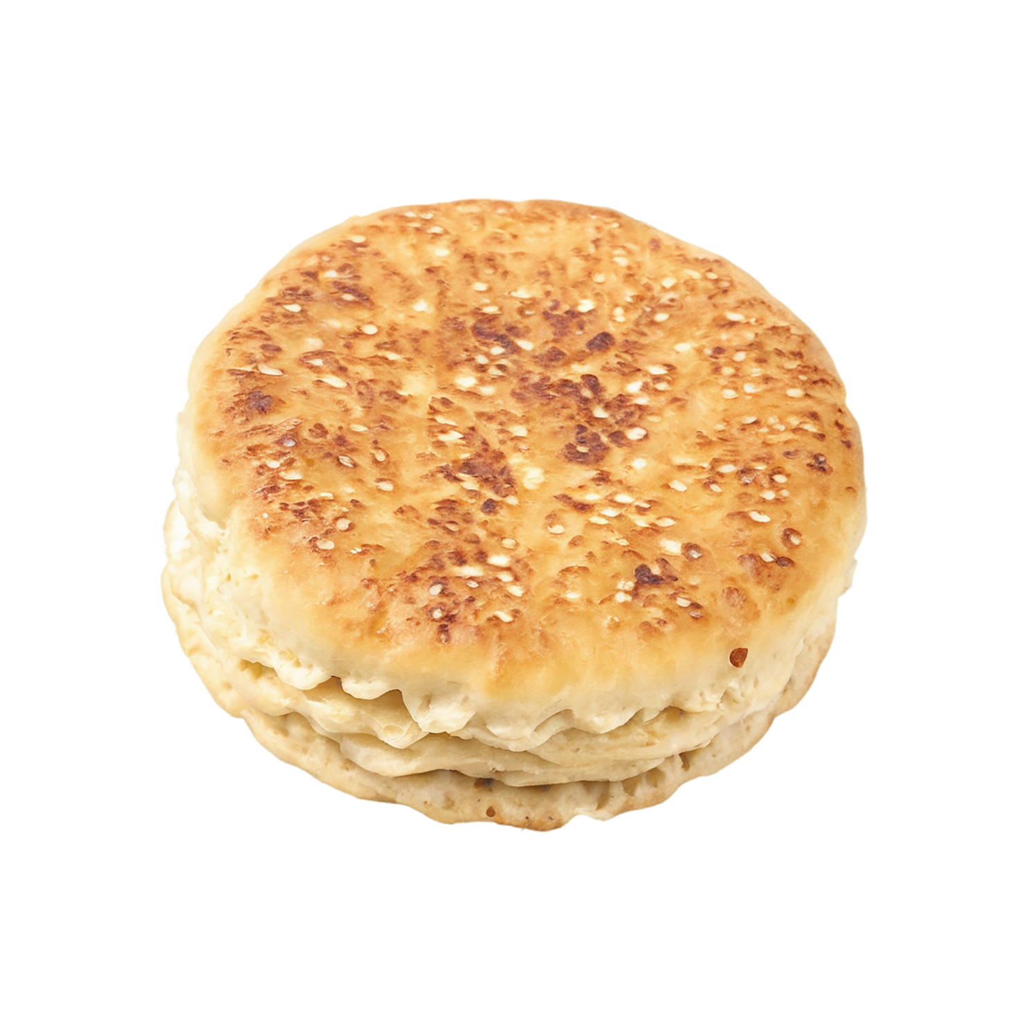 Crumpets baked goods isolated on transparent background #2850