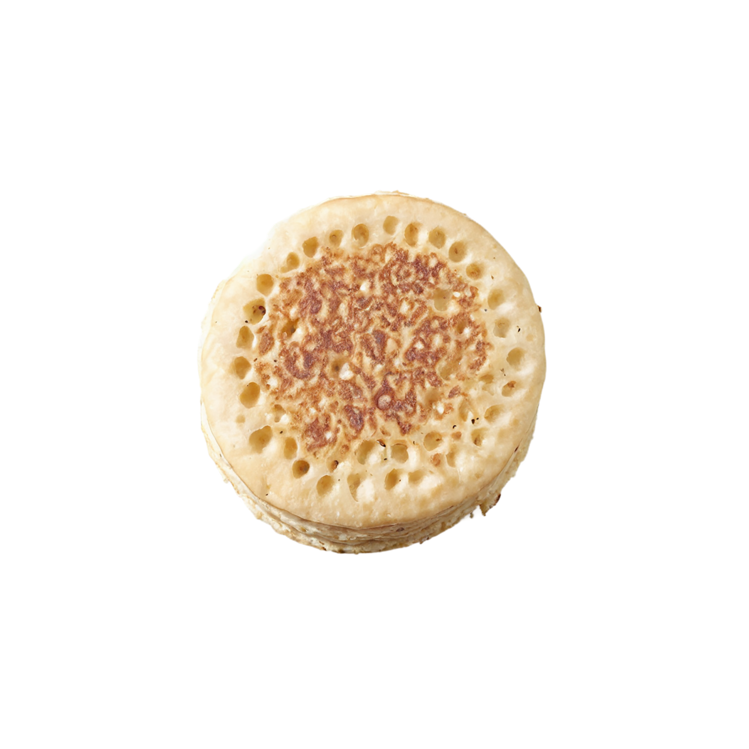 Crumpets baked goods isolated on transparent background #2851