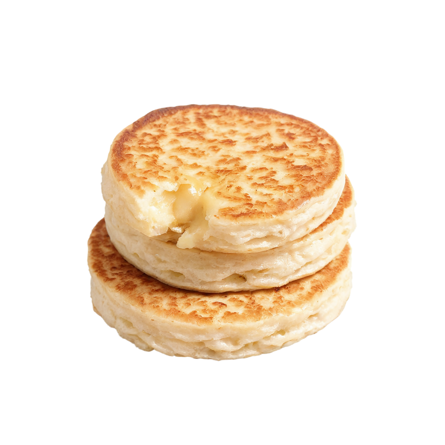 Crumpets baked goods isolated on transparent background #2853