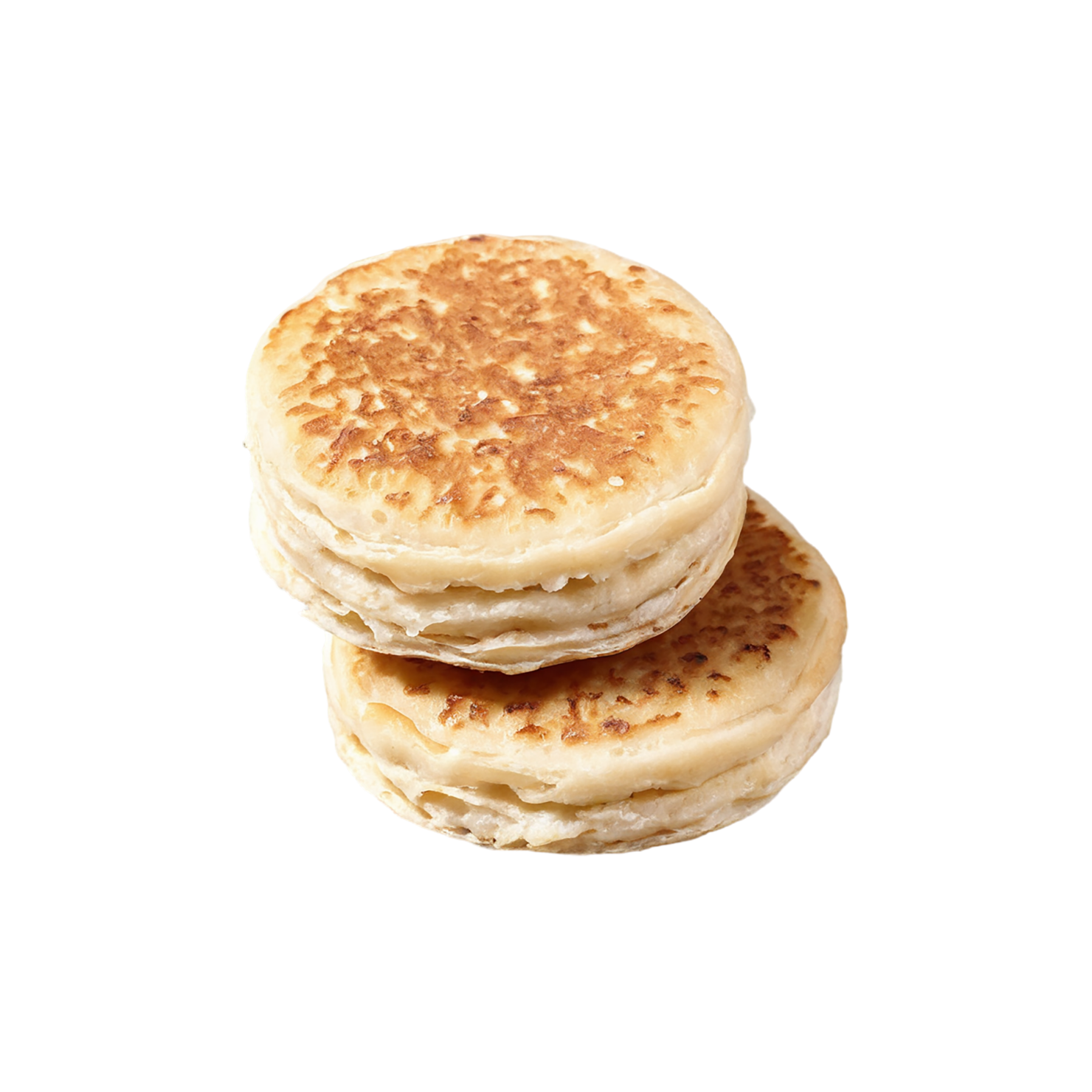 Crumpets baked goods isolated on transparent background #2857