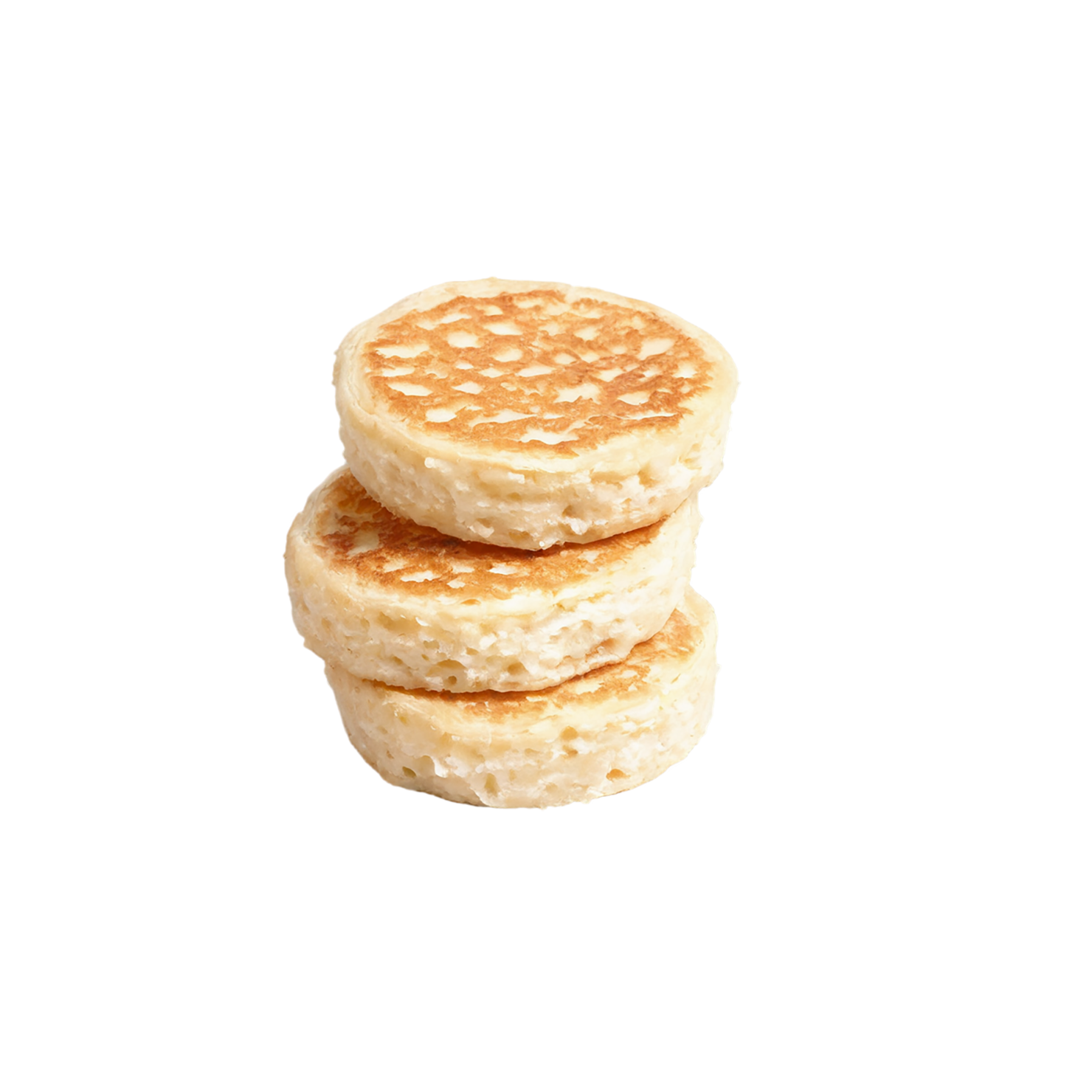 Crumpets baked goods isolated on transparent background #2861
