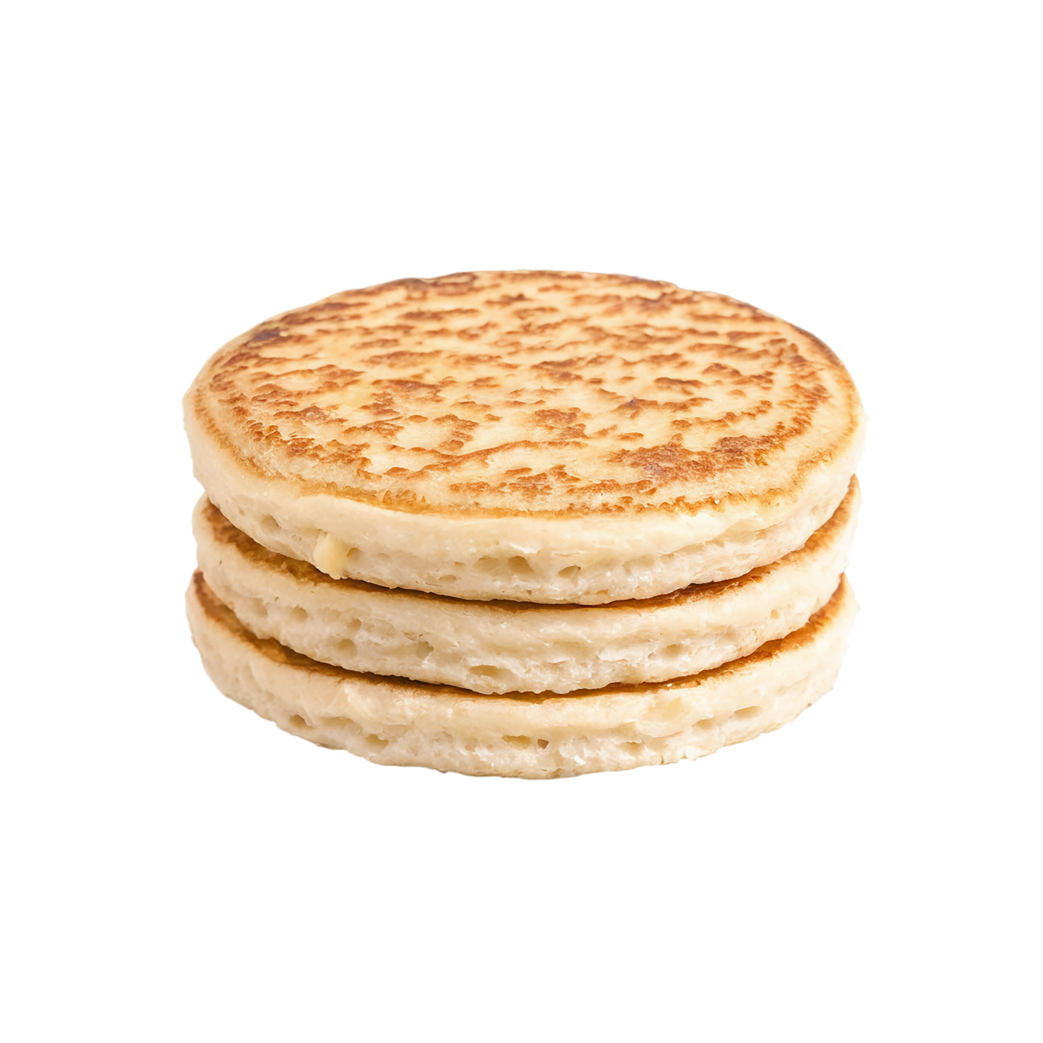 Crumpets baked goods isolated on transparent background #2865