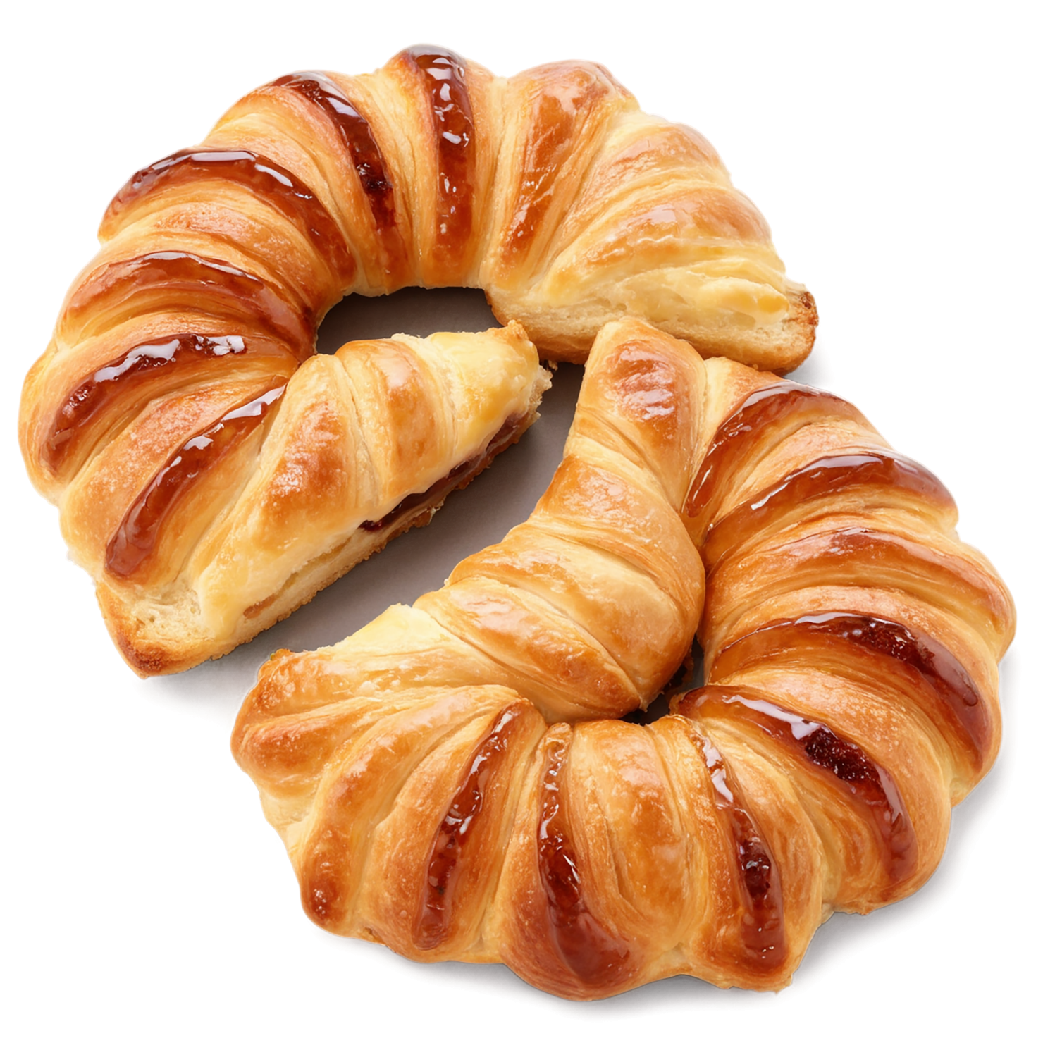 Danish pastries baked goods isolated on transparent background #2898