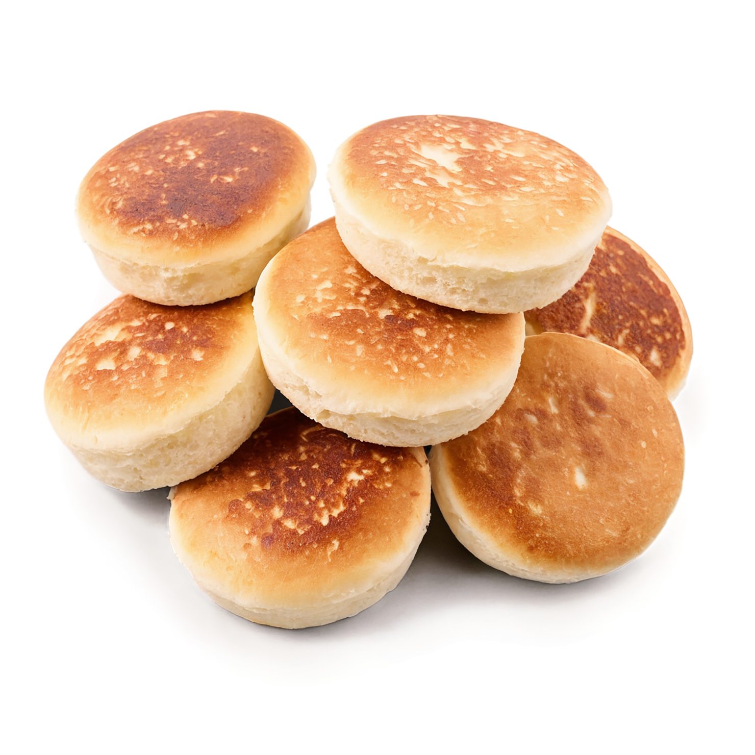 English muffins baked goods isolated on transparent background #2899