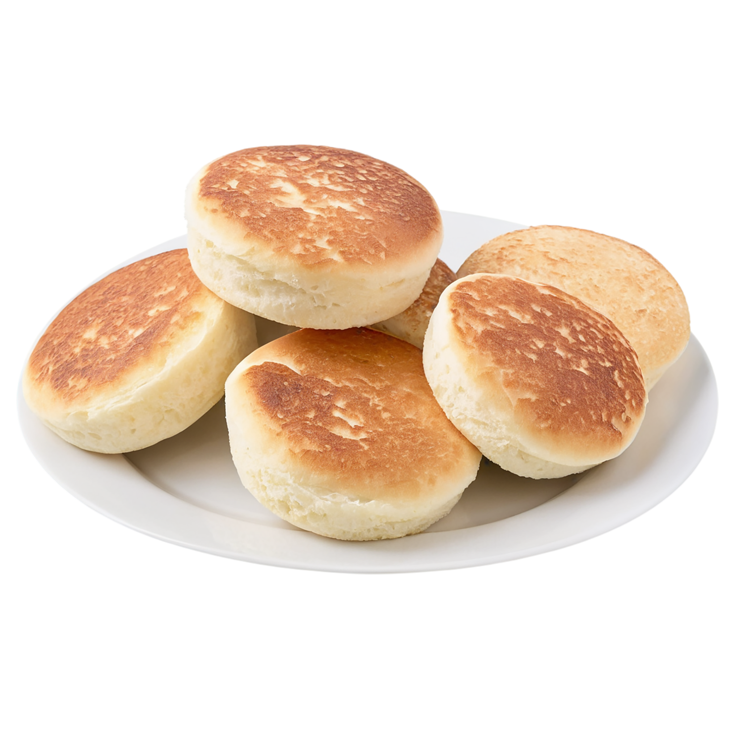 English muffins baked goods isolated on transparent background #2903