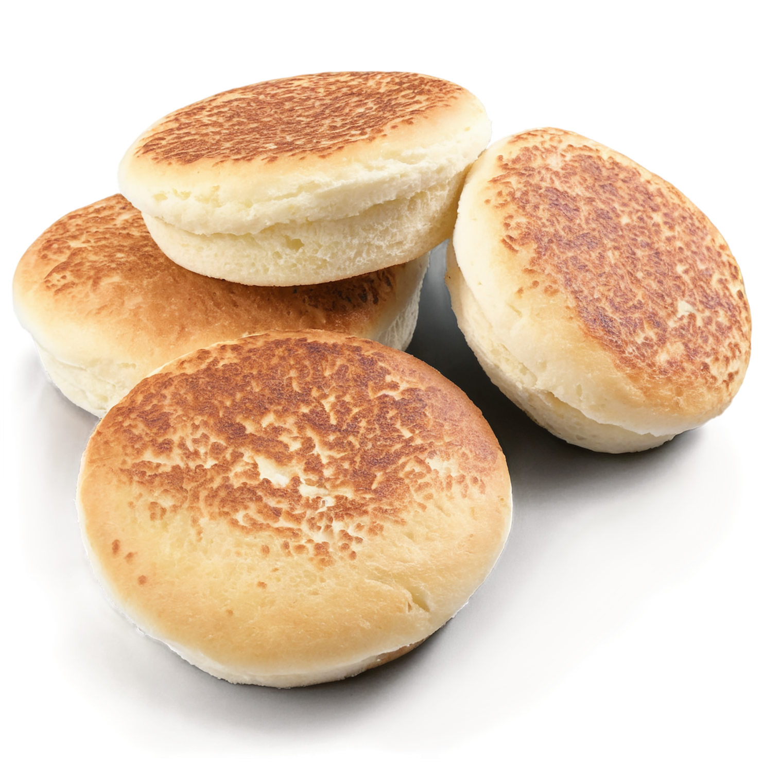 English muffins baked goods isolated on transparent background #2905