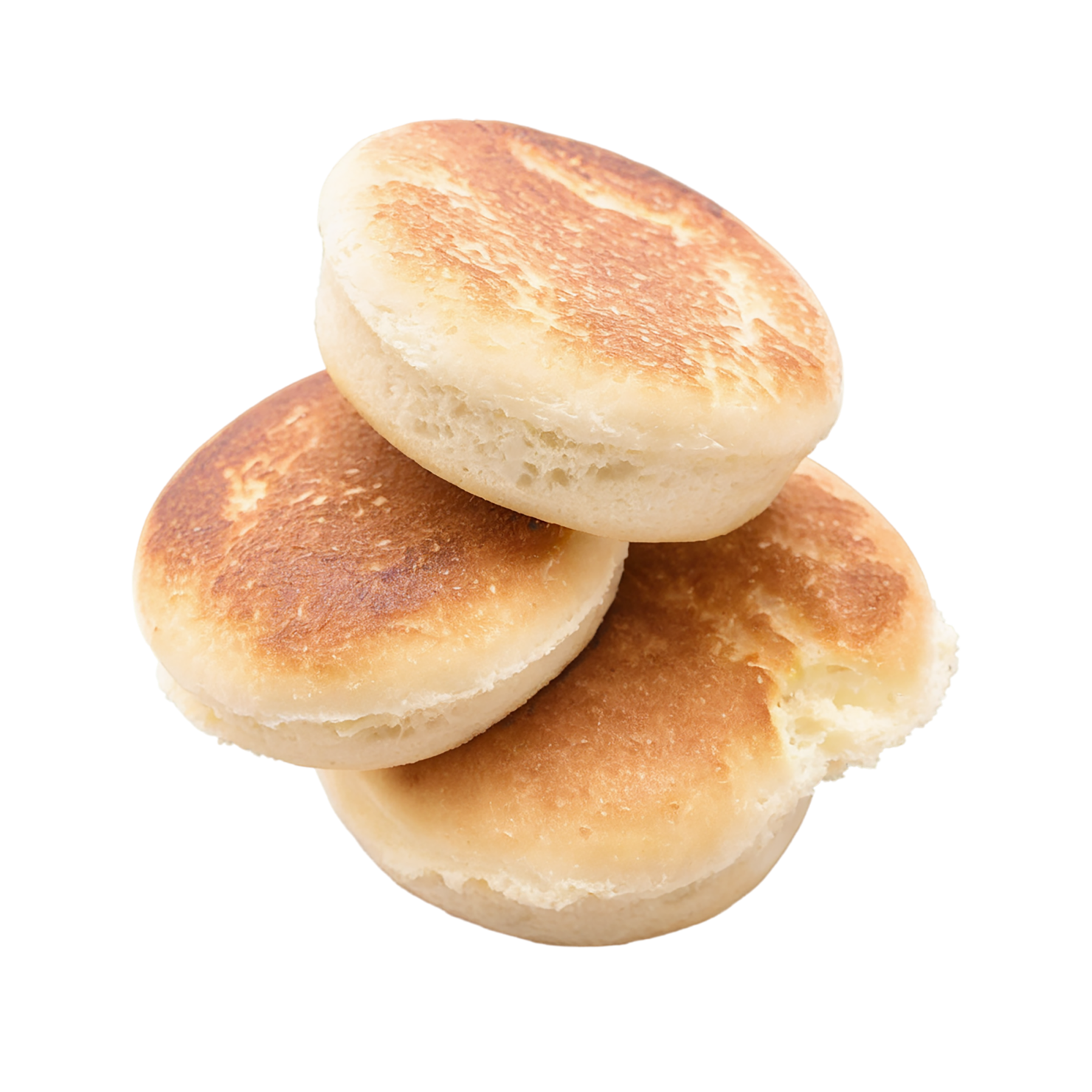 English muffins baked goods isolated on transparent background #2906