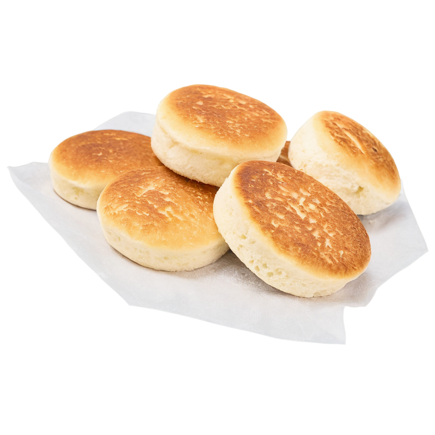 English muffins baked goods isolated on transparent background #2910