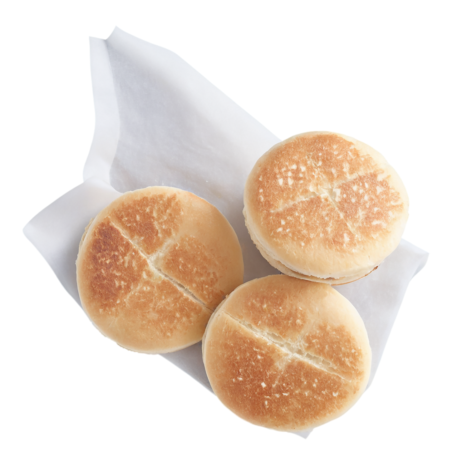 English muffins baked goods isolated on transparent background #2911