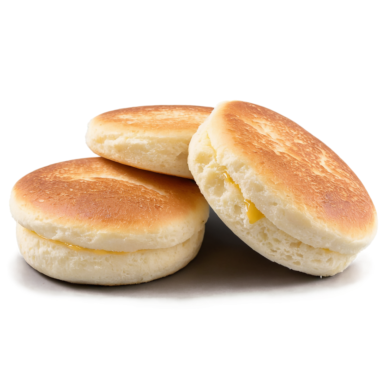 English muffins baked goods isolated on transparent background #2912