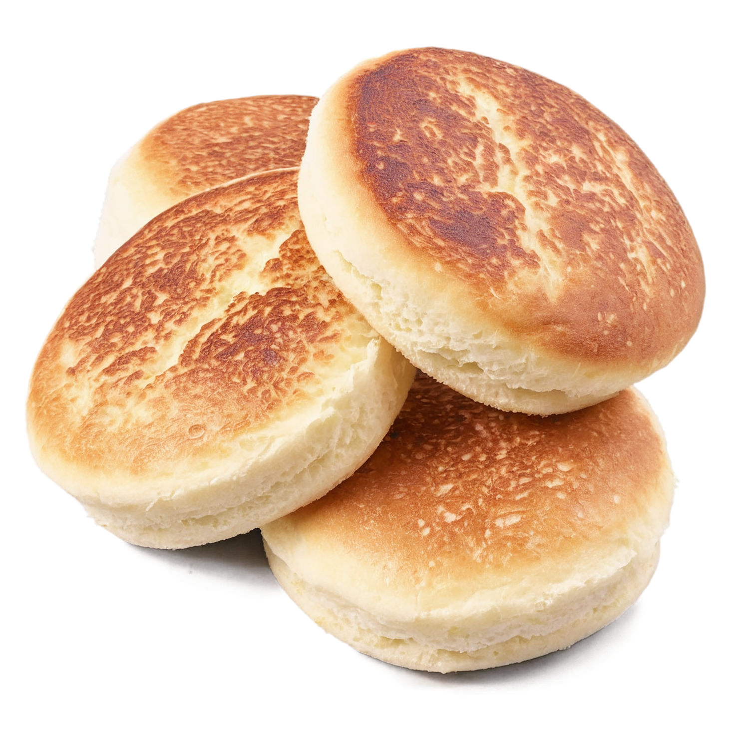 English muffins baked goods isolated on transparent background #2914