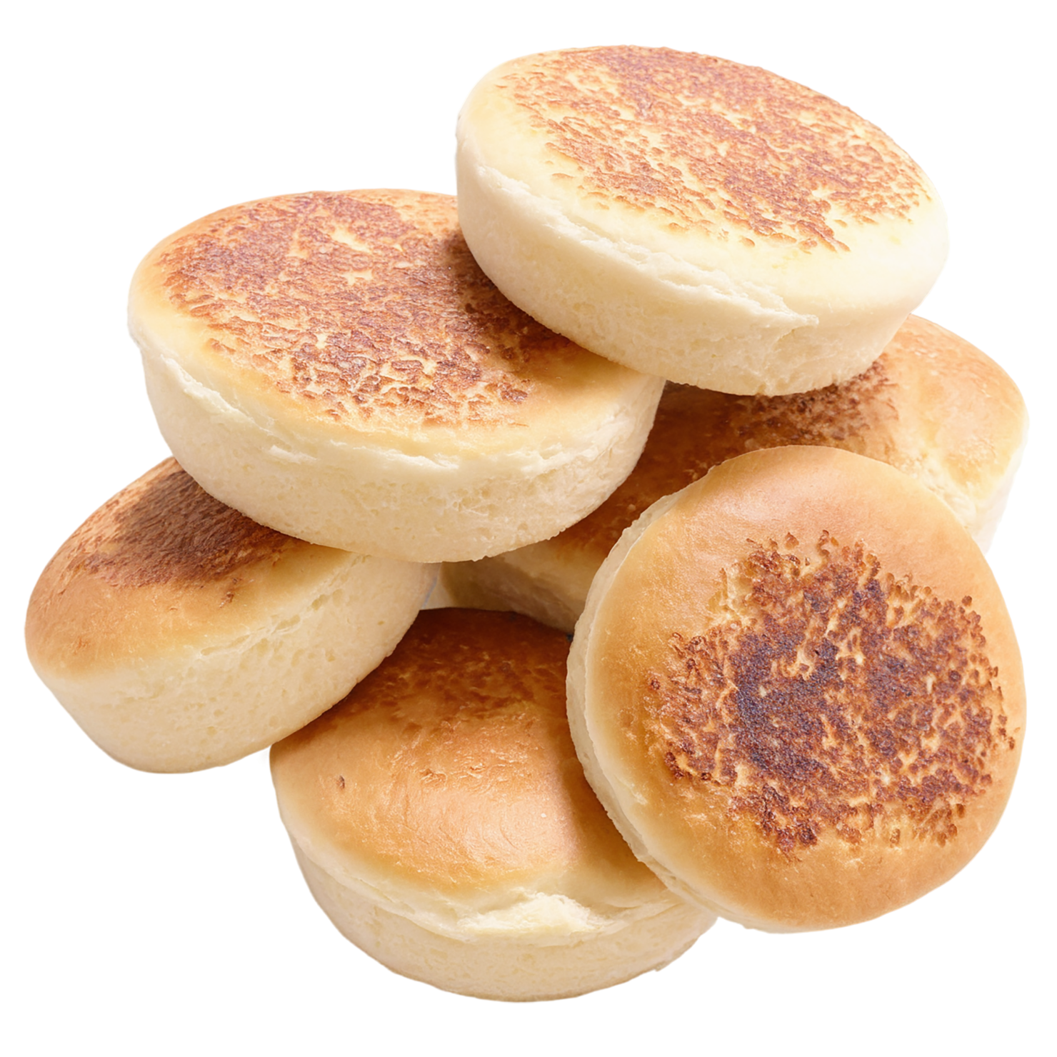 English muffins baked goods isolated on transparent background #2922