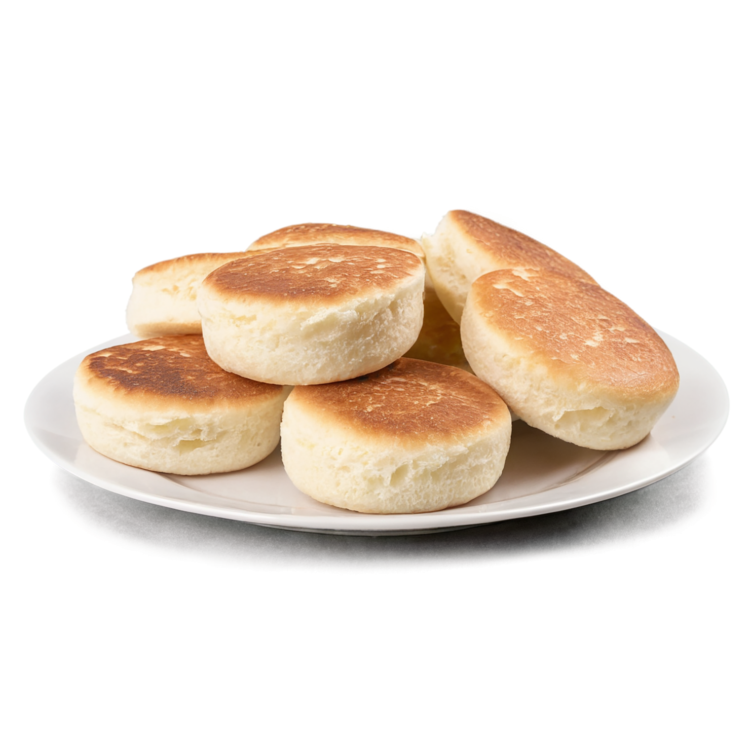 English muffins baked goods isolated on transparent background #2923