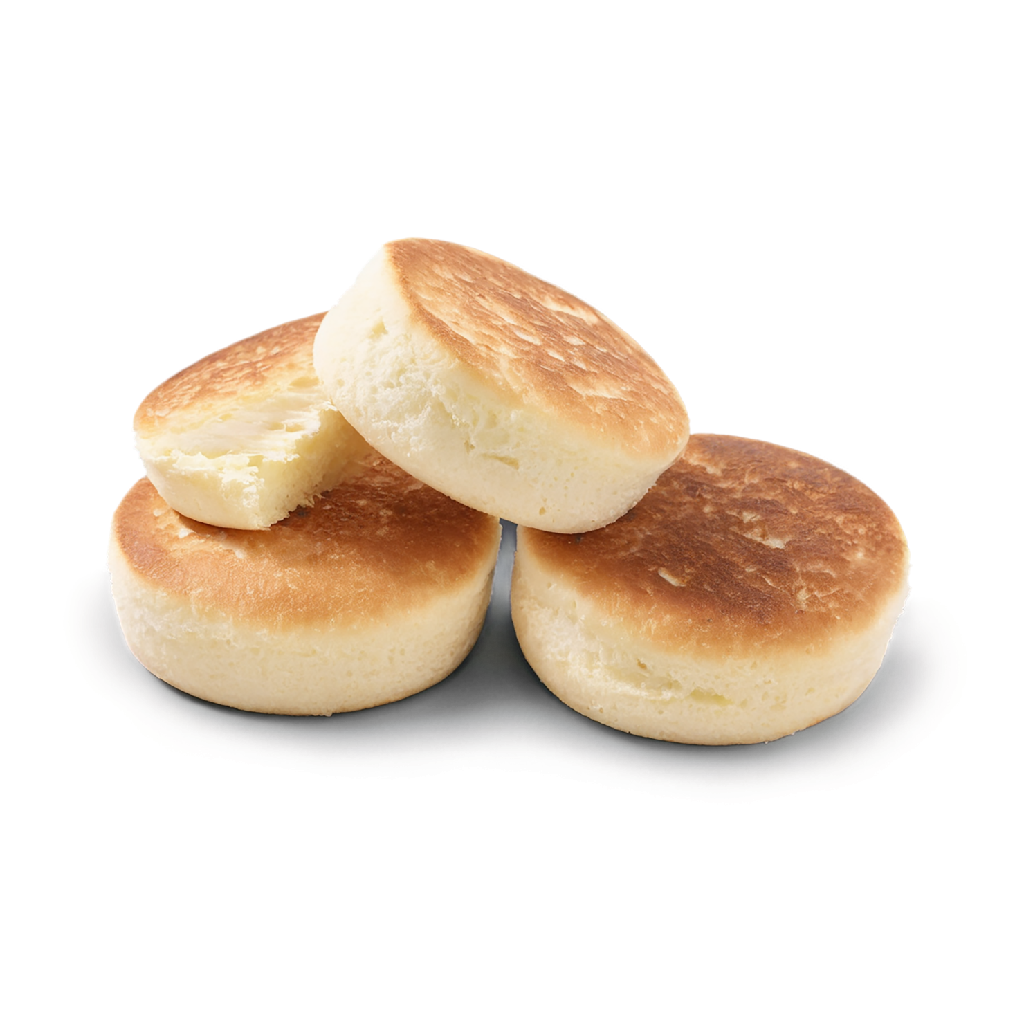 English muffins baked goods isolated on transparent background #2924