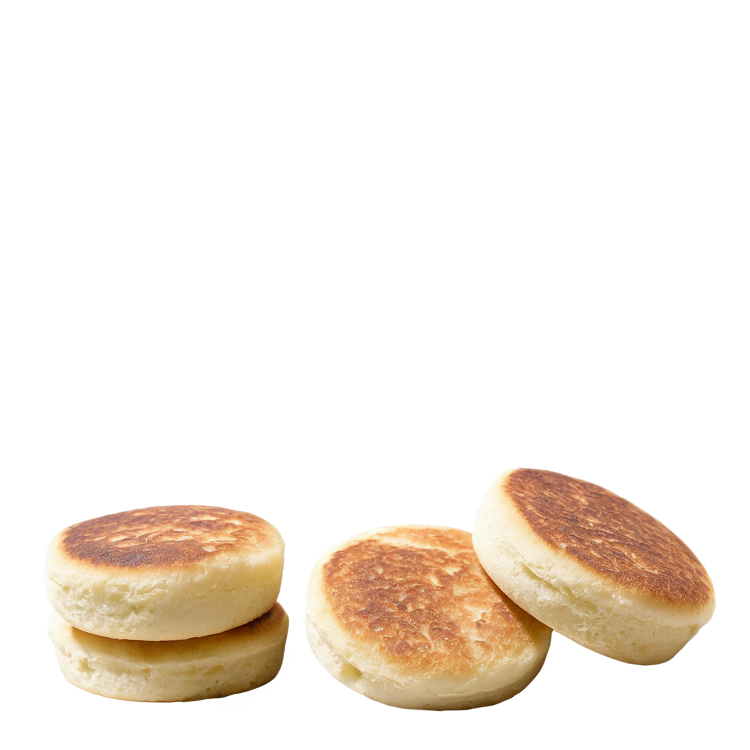 English muffins baked goods isolated on transparent background #2926
