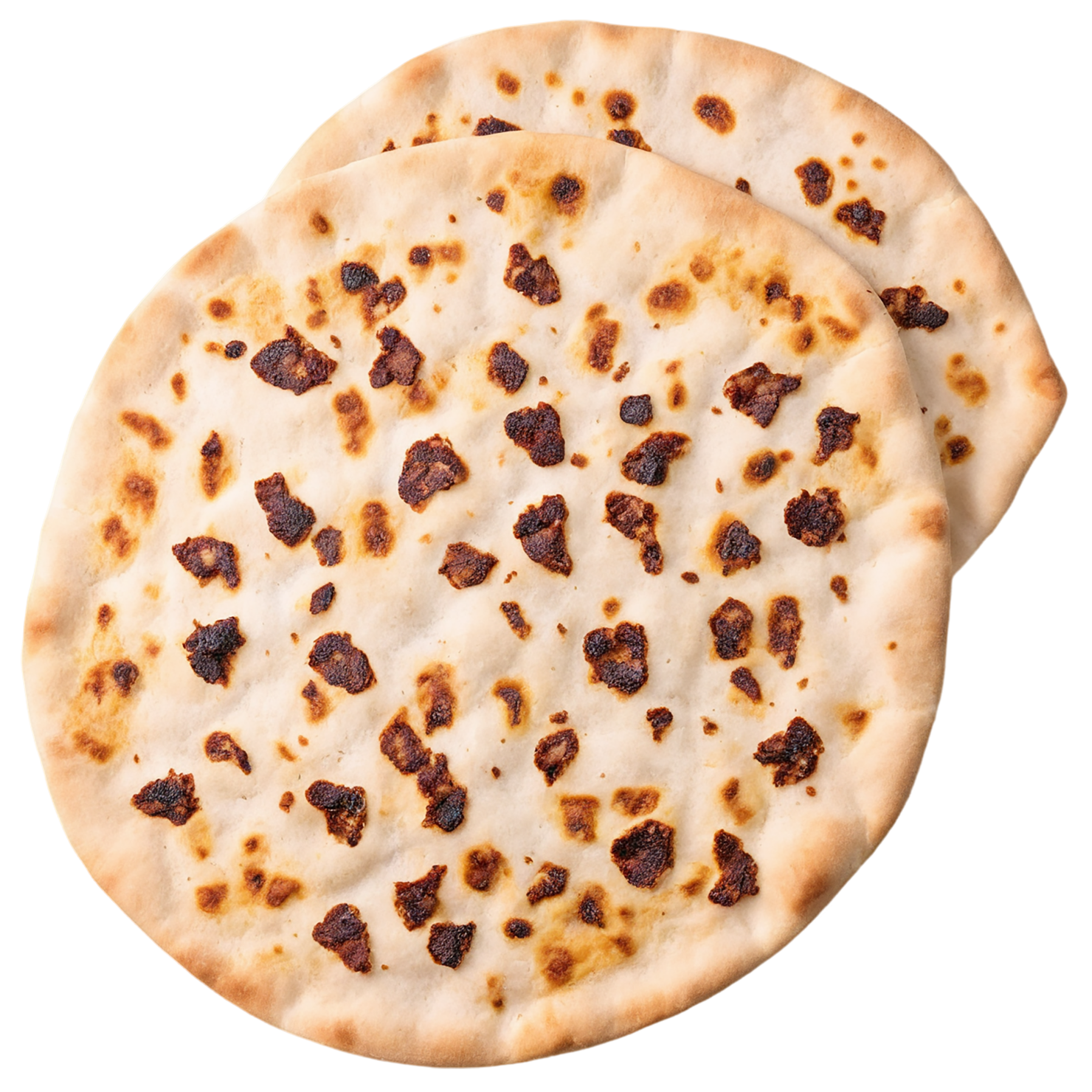 Flatbreads baked goods isolated on transparent background #2940