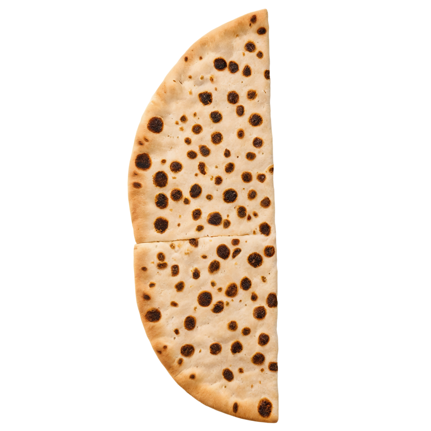 Flatbreads baked goods isolated on transparent background #2942