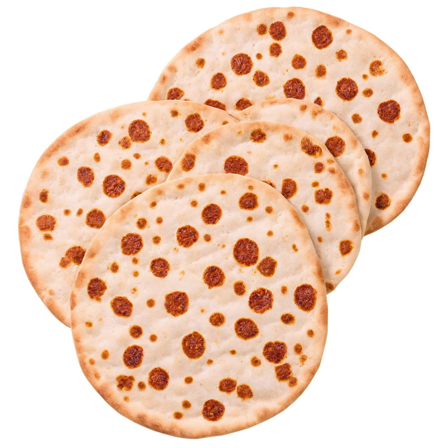 Flatbreads baked goods isolated on transparent background #2945