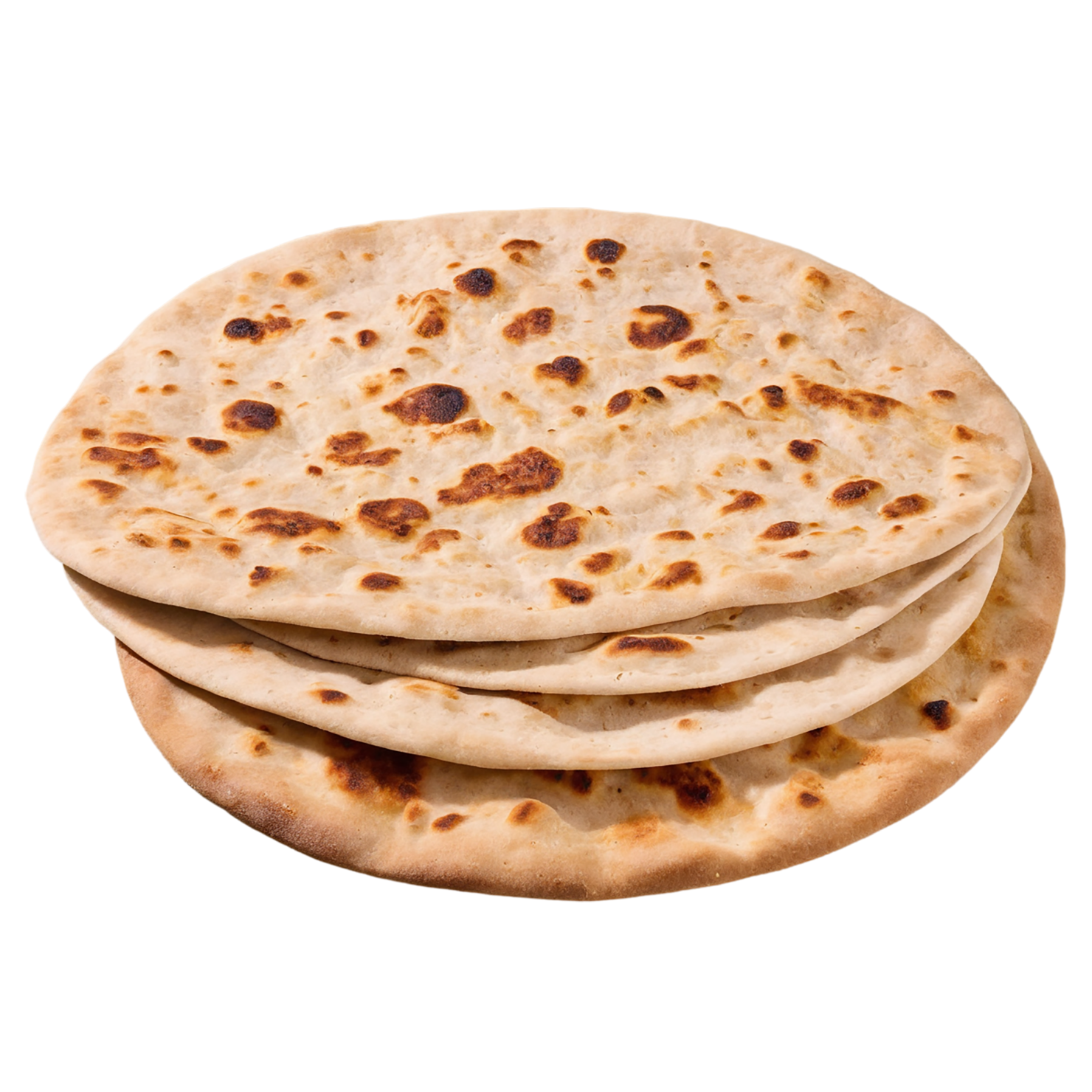 Flatbreads baked goods isolated on transparent background #2946