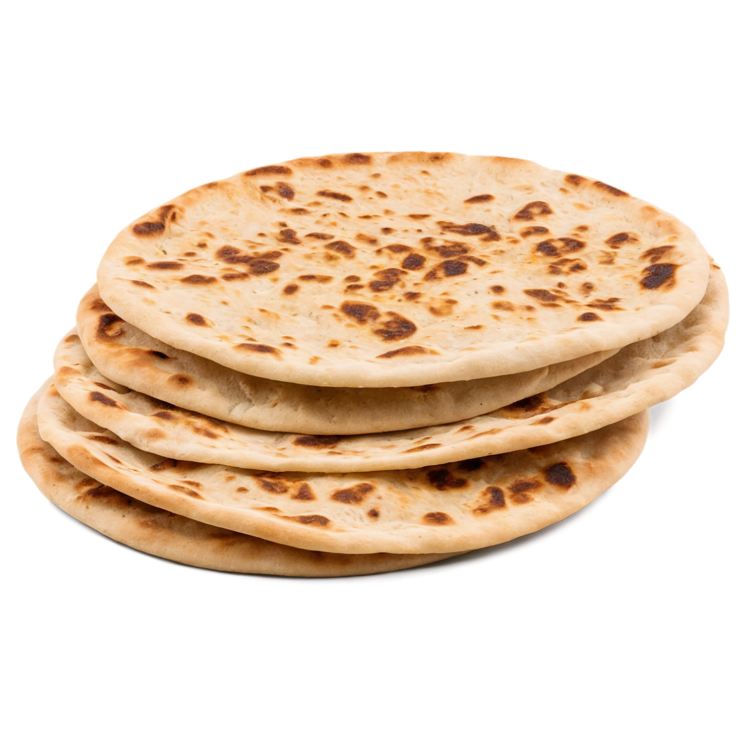 Flatbreads baked goods isolated on transparent background #2948
