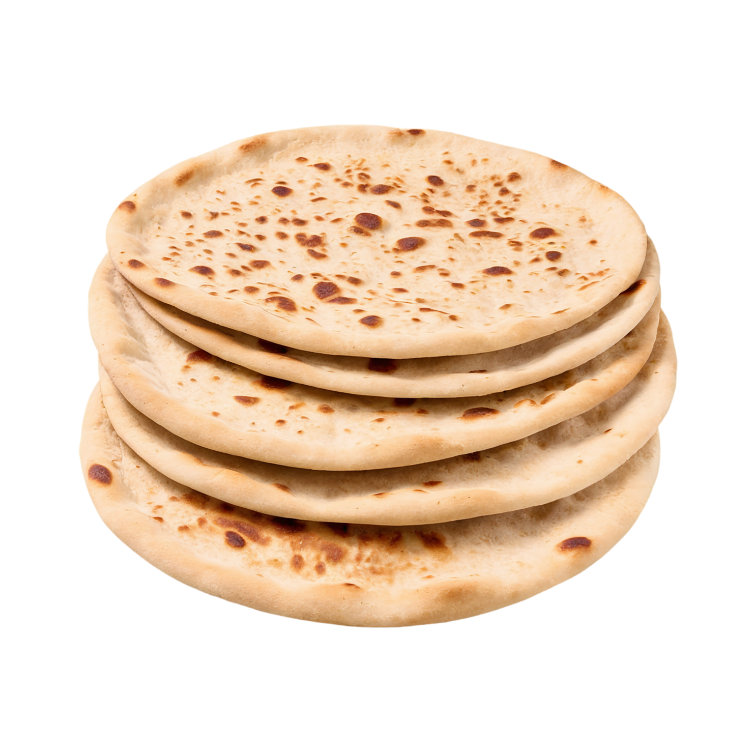 Flatbreads baked goods isolated on transparent background #2954