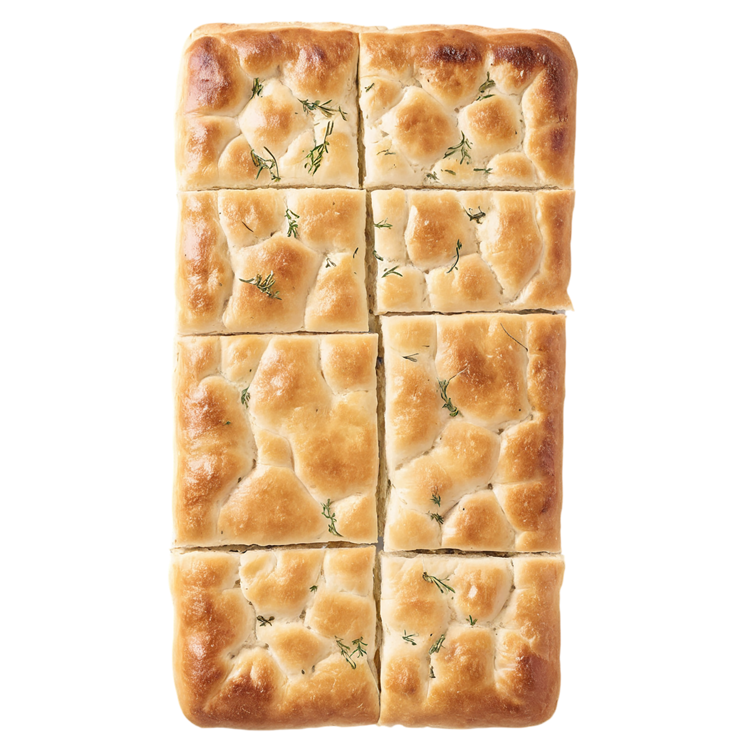 Focaccia baked goods isolated on transparent background #2957