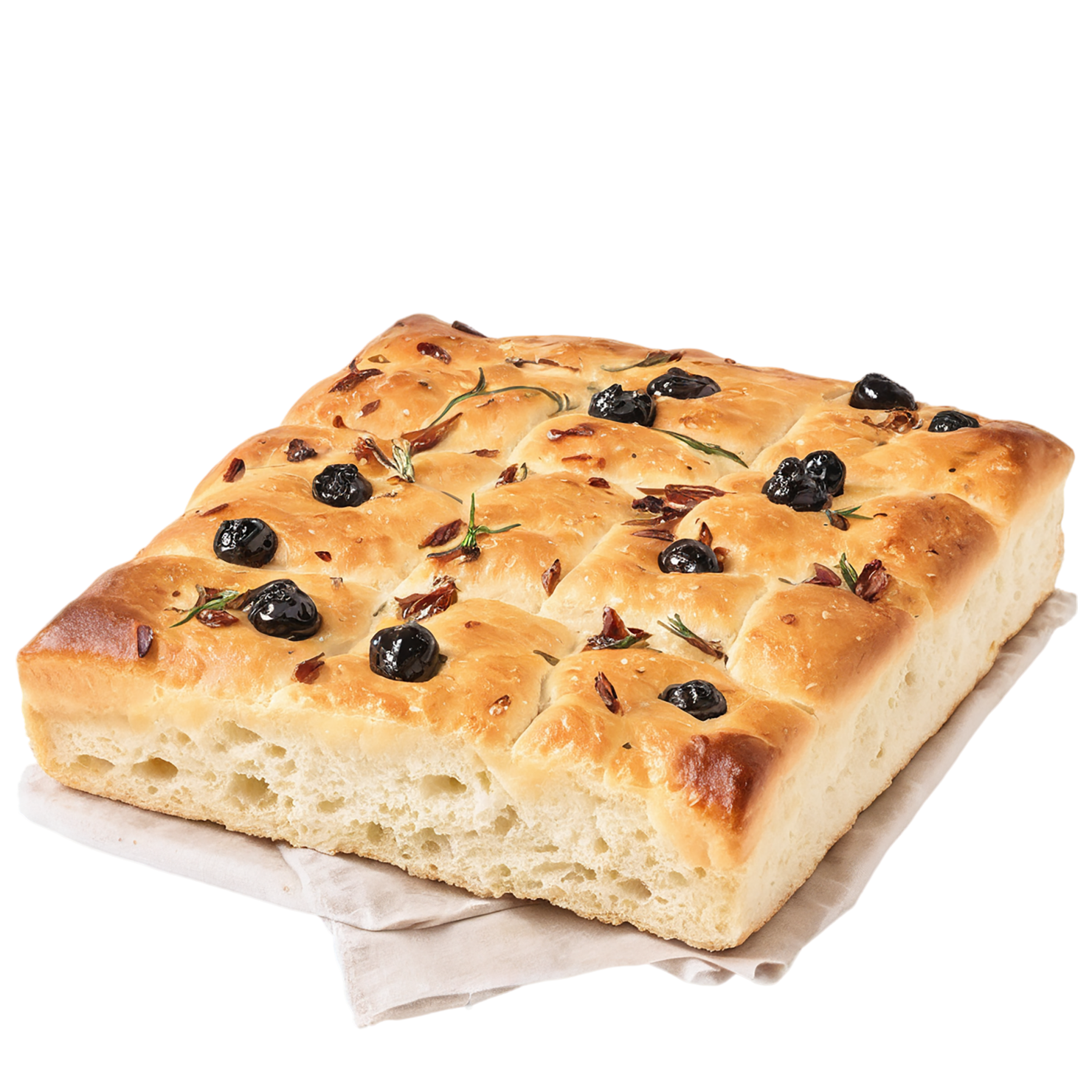 Focaccia baked goods isolated on transparent background #2958