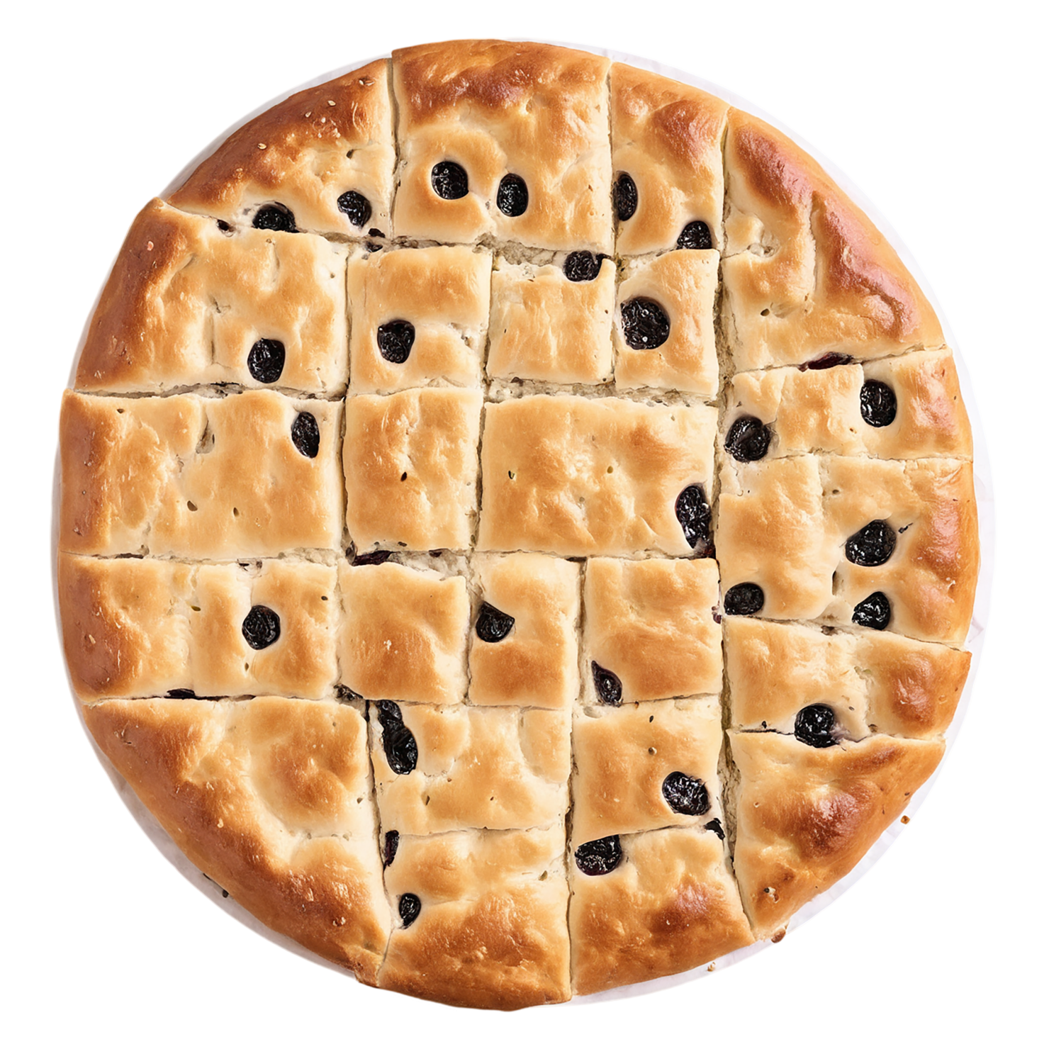 Focaccia baked goods isolated on transparent background #2961