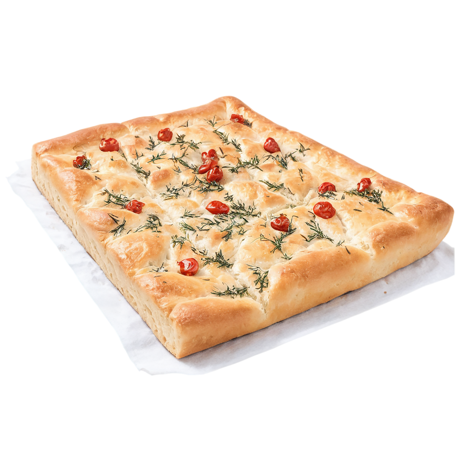 Focaccia baked goods isolated on transparent background #2974