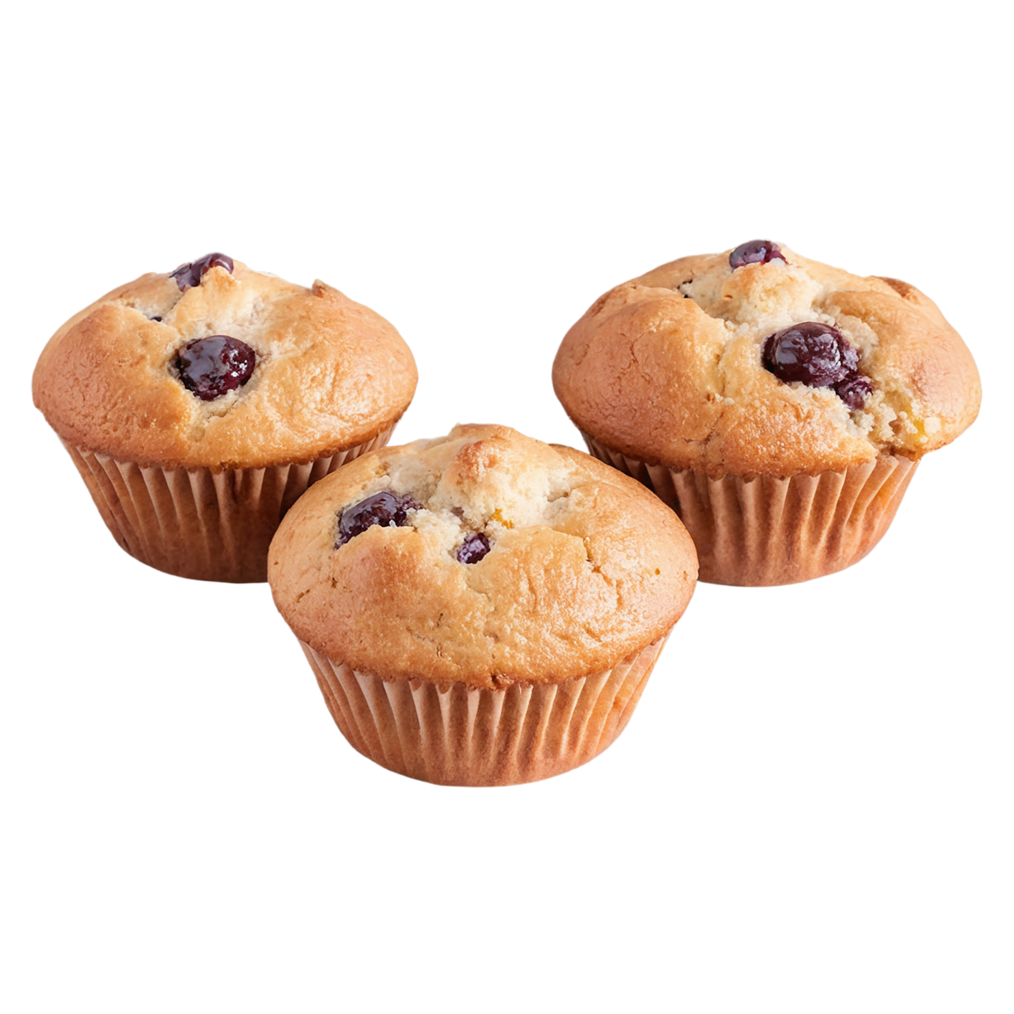 Muffins baked goods isolated on transparent background #2988