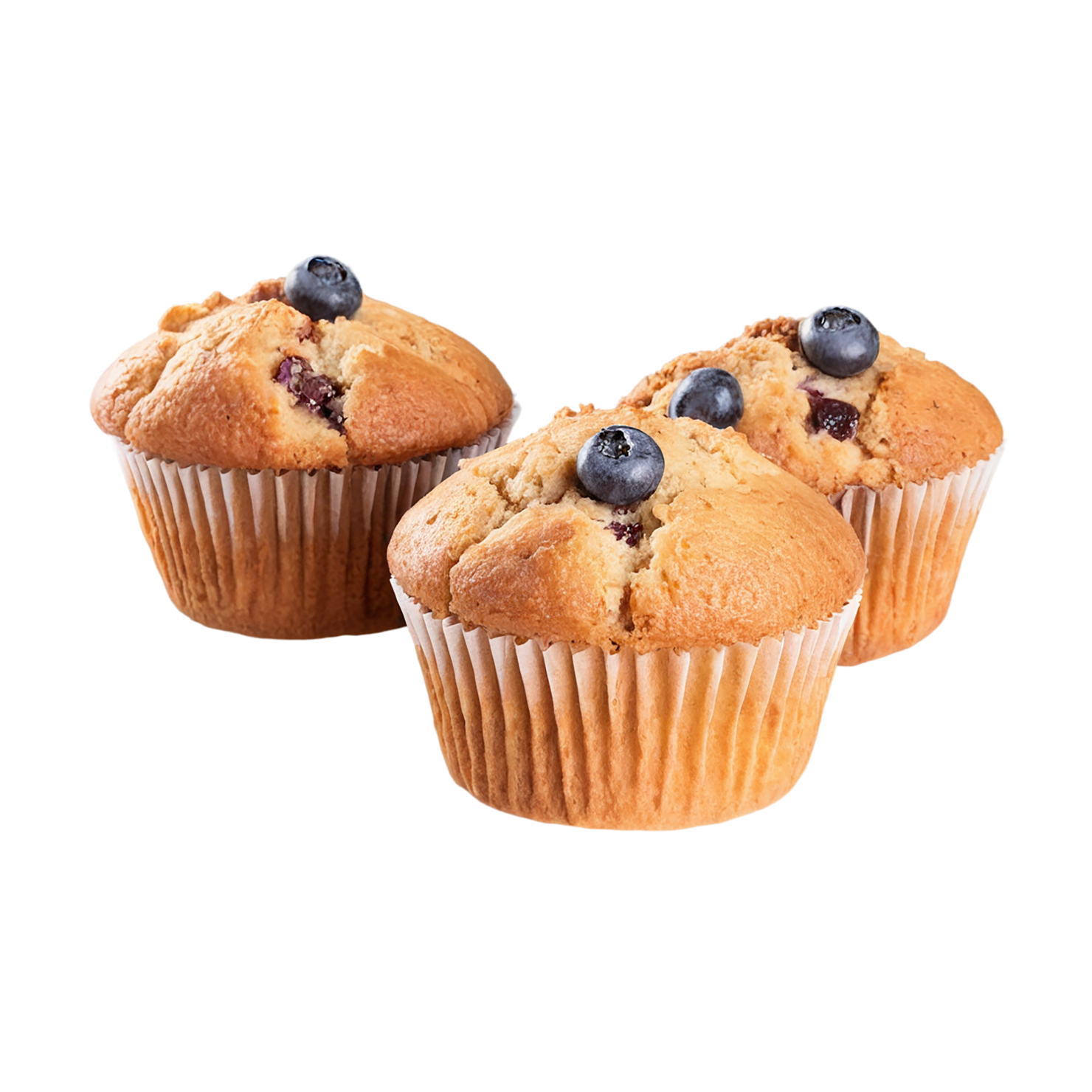 Muffins baked goods isolated on transparent background #3009