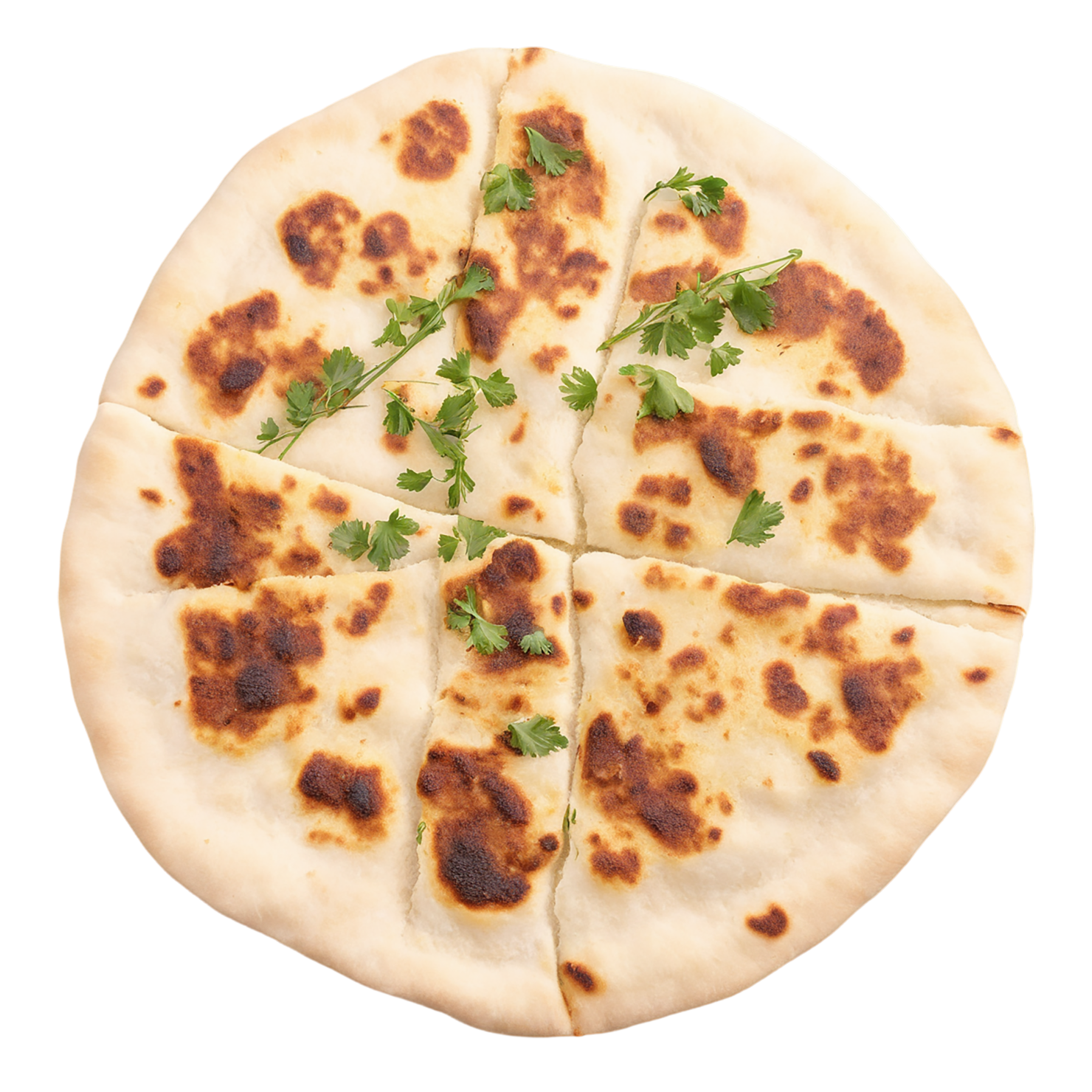 Naan baked goods isolated on transparent background #3033