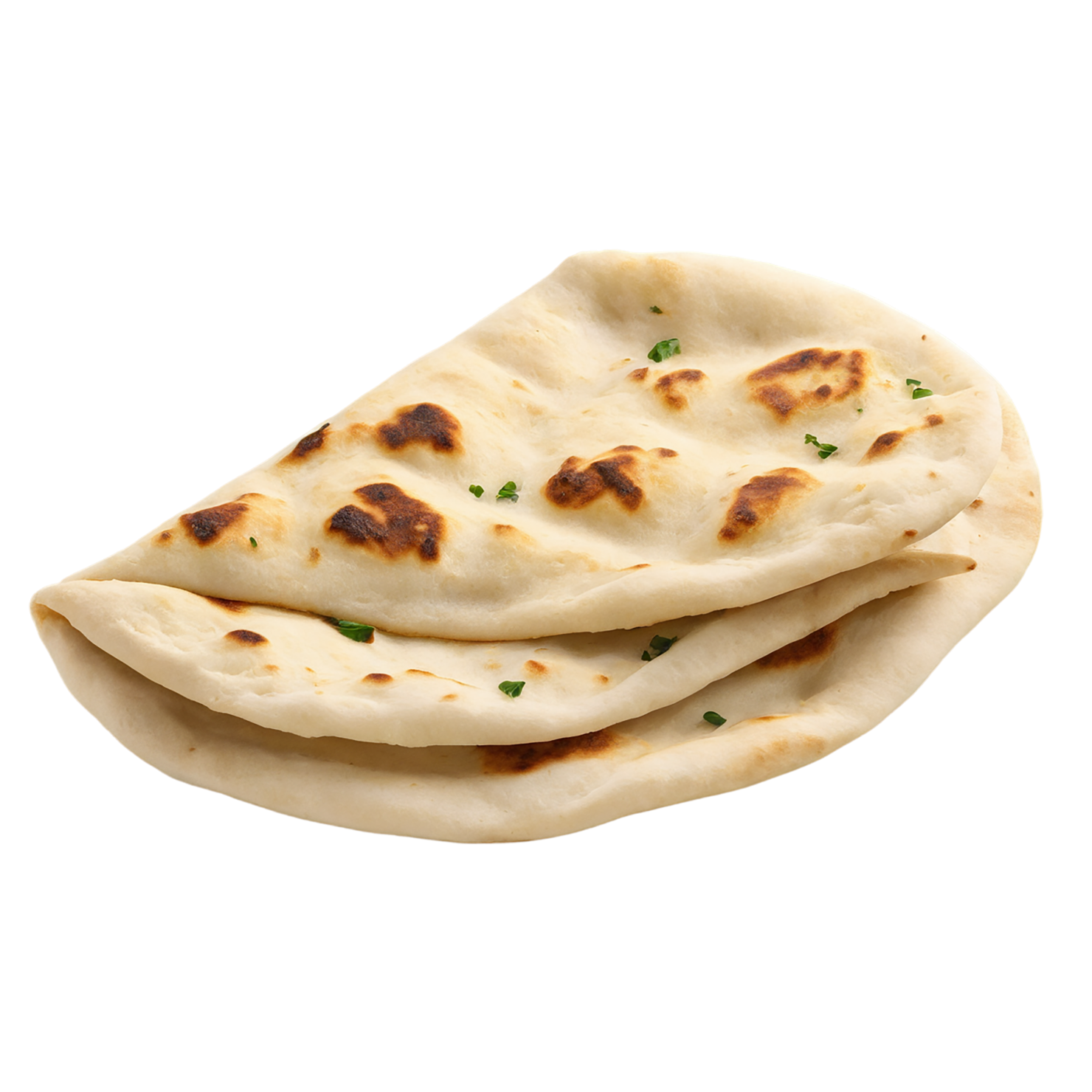 Naan baked goods isolated on transparent background #3036