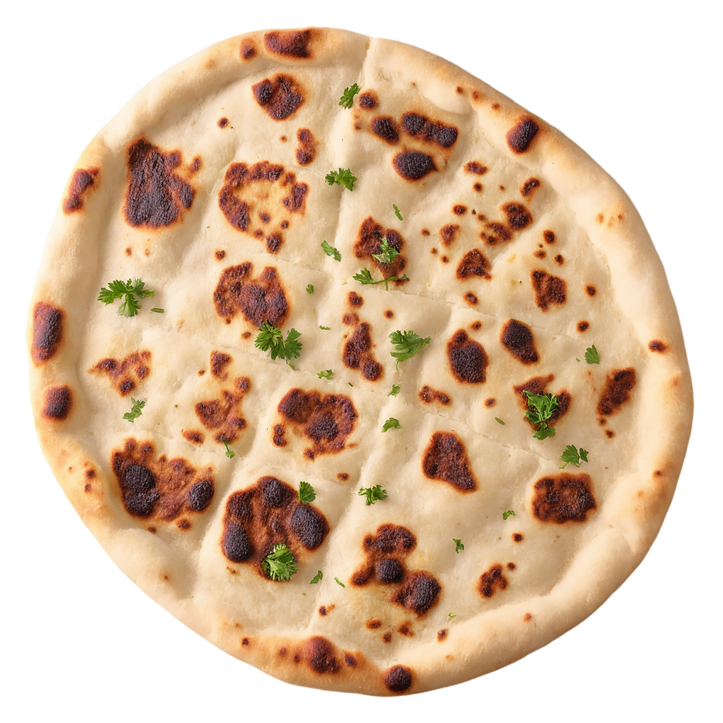 Naan baked goods isolated on transparent background #3042