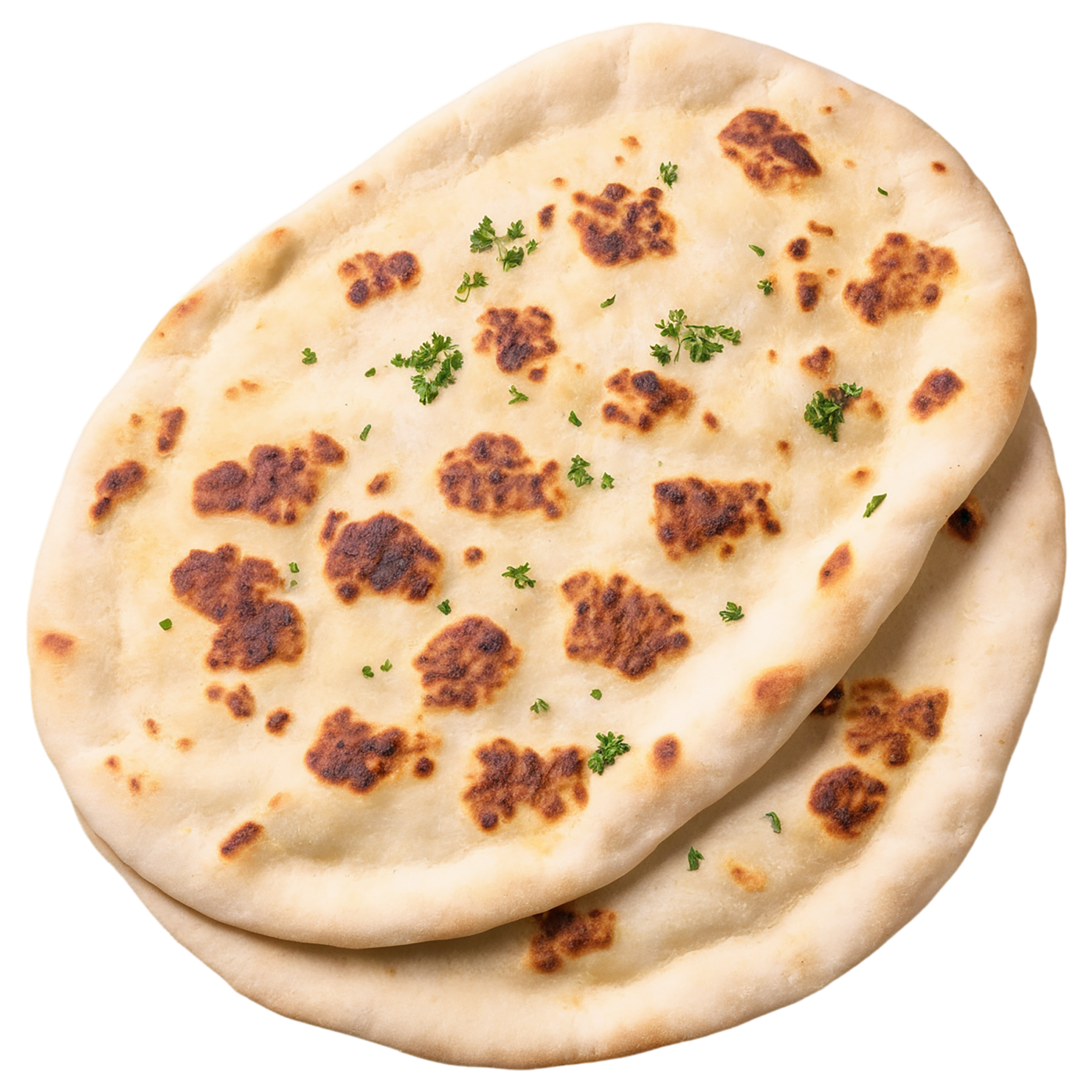 Naan baked goods isolated on transparent background #3044
