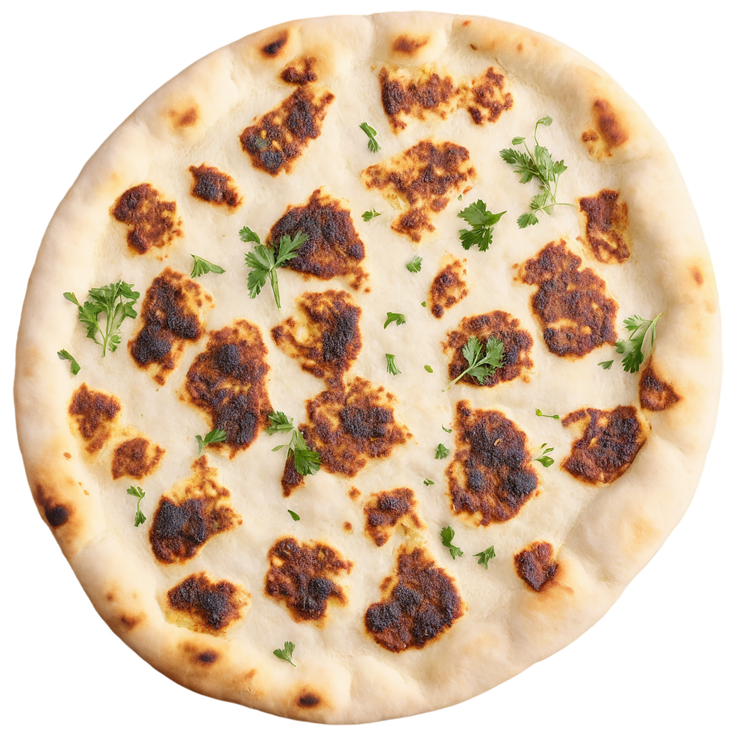 Naan baked goods isolated on transparent background #3045