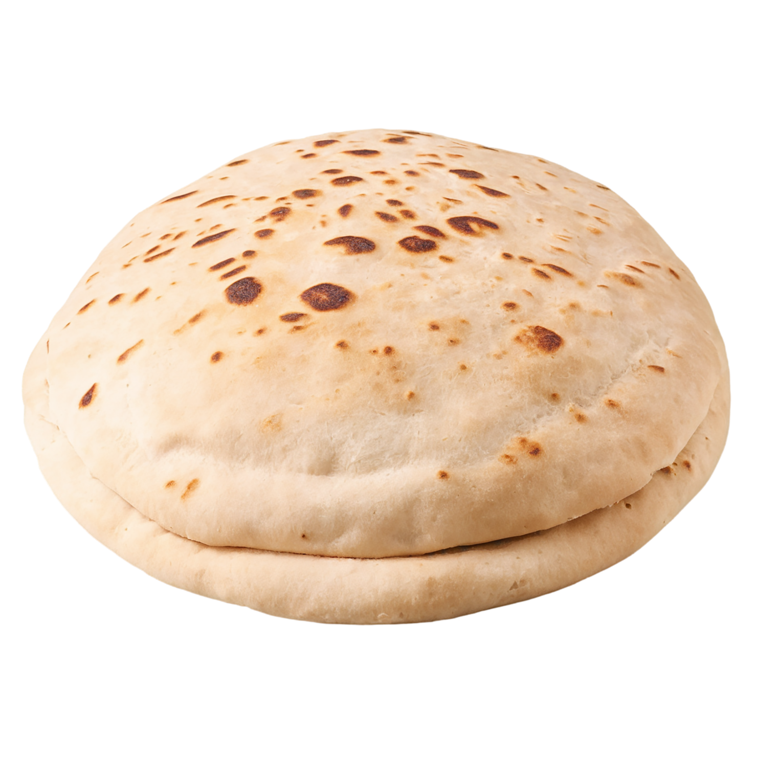Pita bread baked goods isolated on transparent background #3054