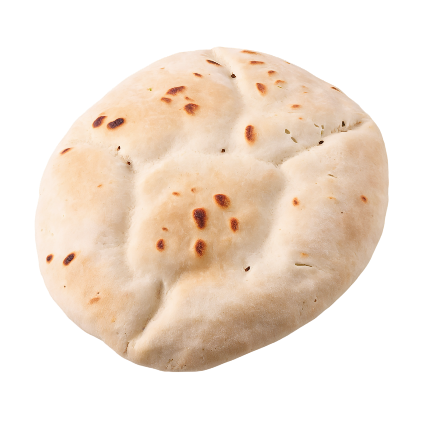 Pita bread baked goods isolated on transparent background #3056