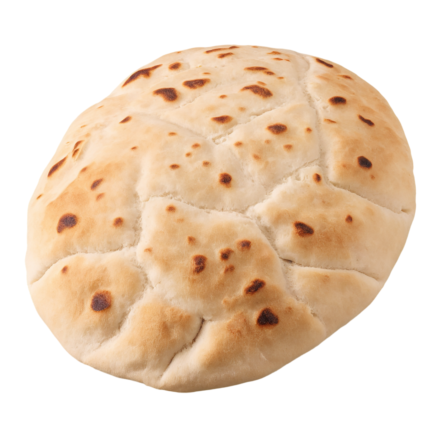 Pita bread baked goods isolated on transparent background #3061
