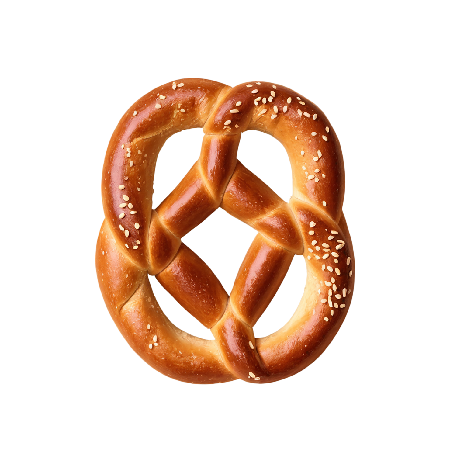 Pretzels baked goods isolated on transparent background #3076