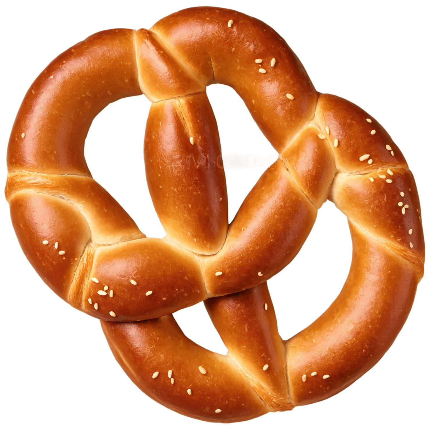 Pretzels baked goods isolated on transparent background #3078