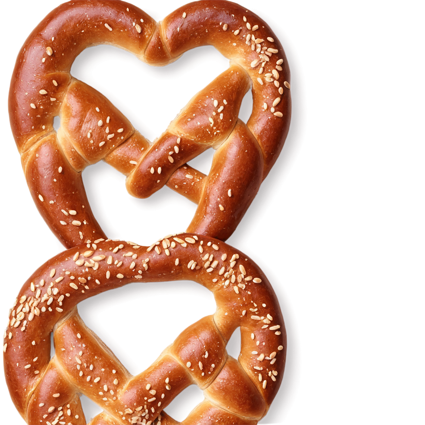 Pretzels baked goods isolated on transparent background #3079