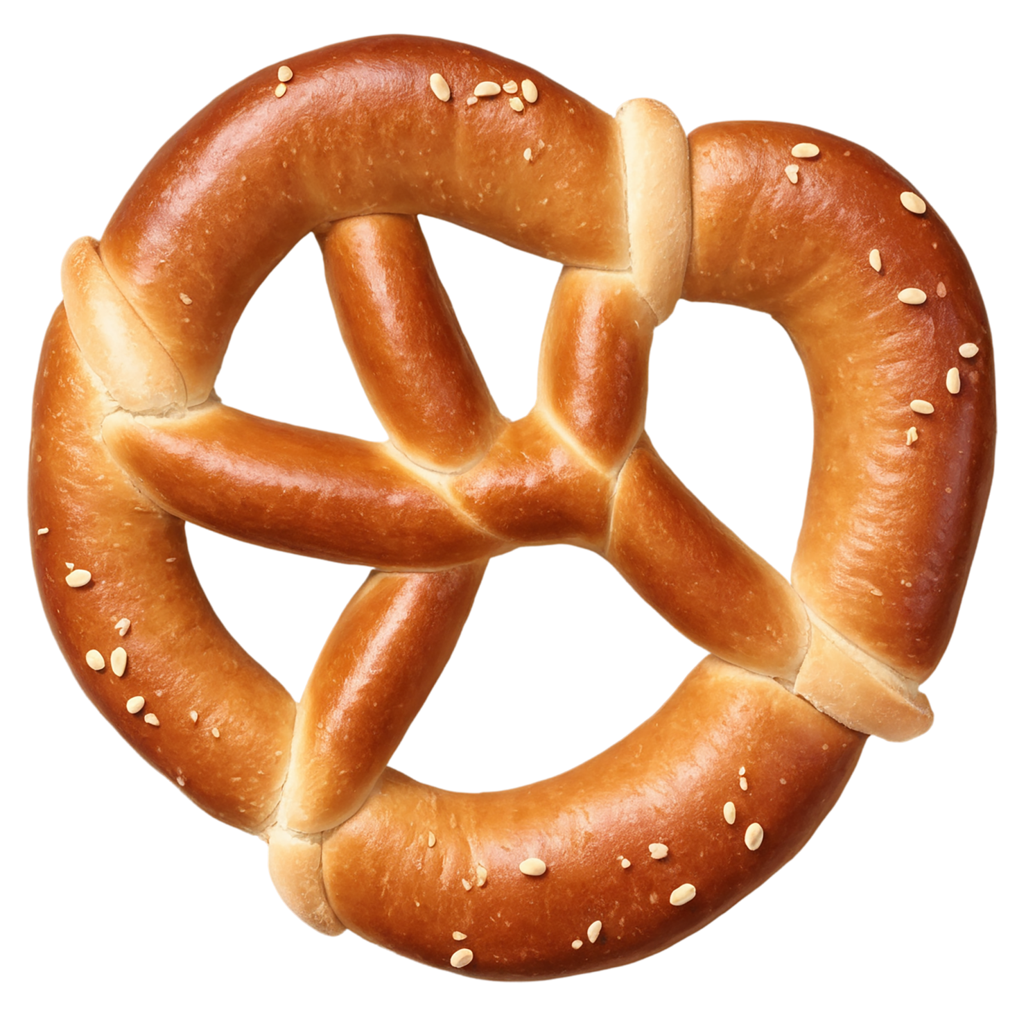 Pretzels baked goods isolated on transparent background #3086