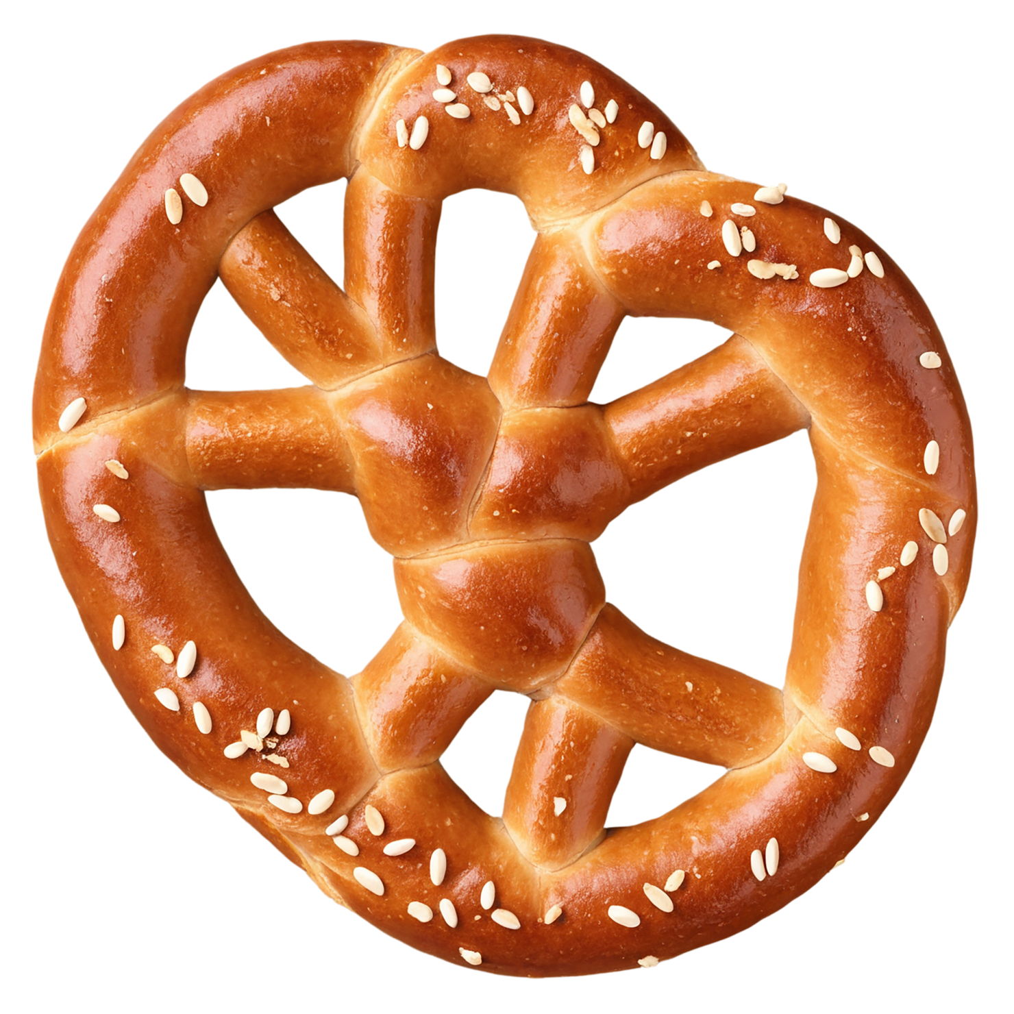 Pretzels baked goods isolated on transparent background #3089