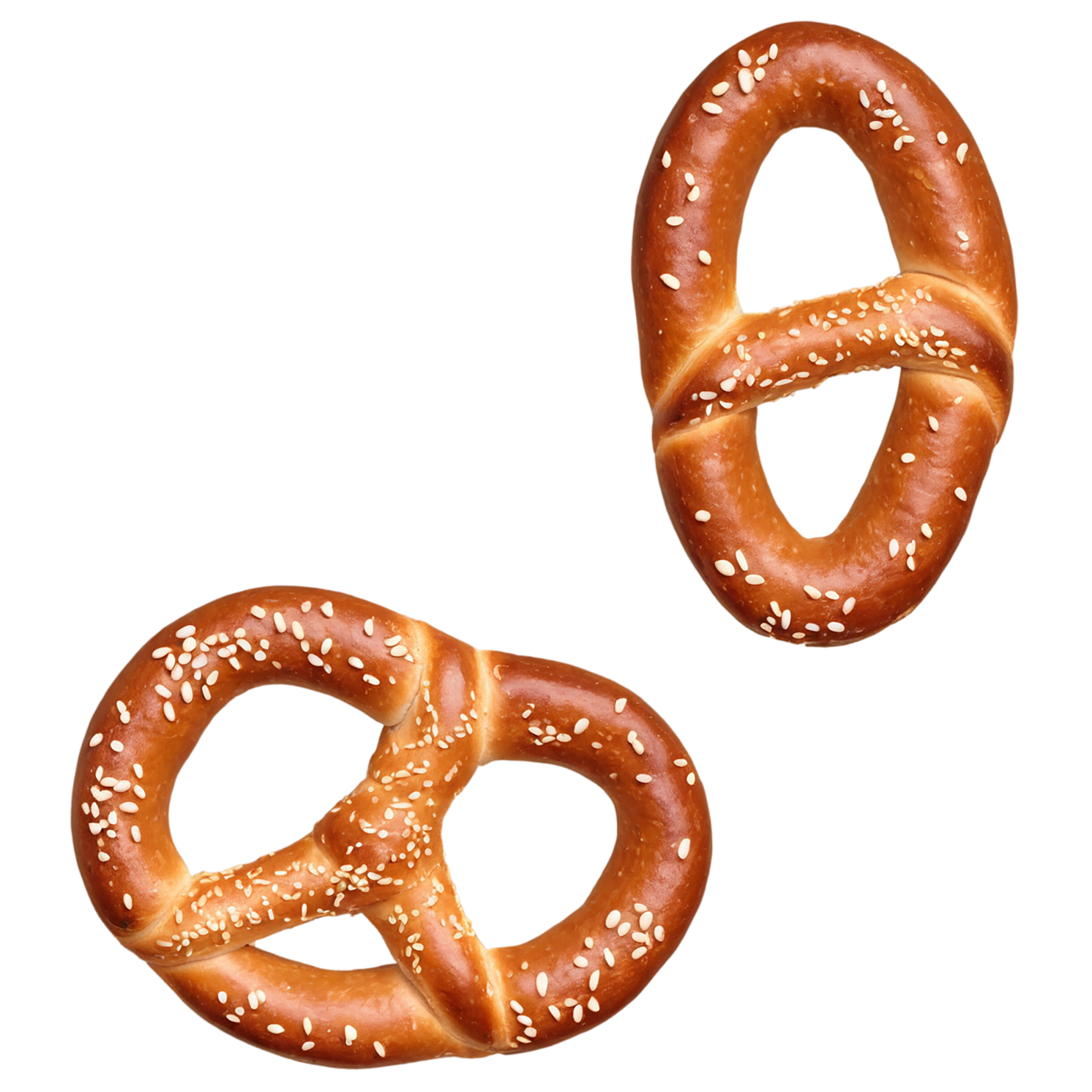 Pretzels baked goods isolated on transparent background #3092