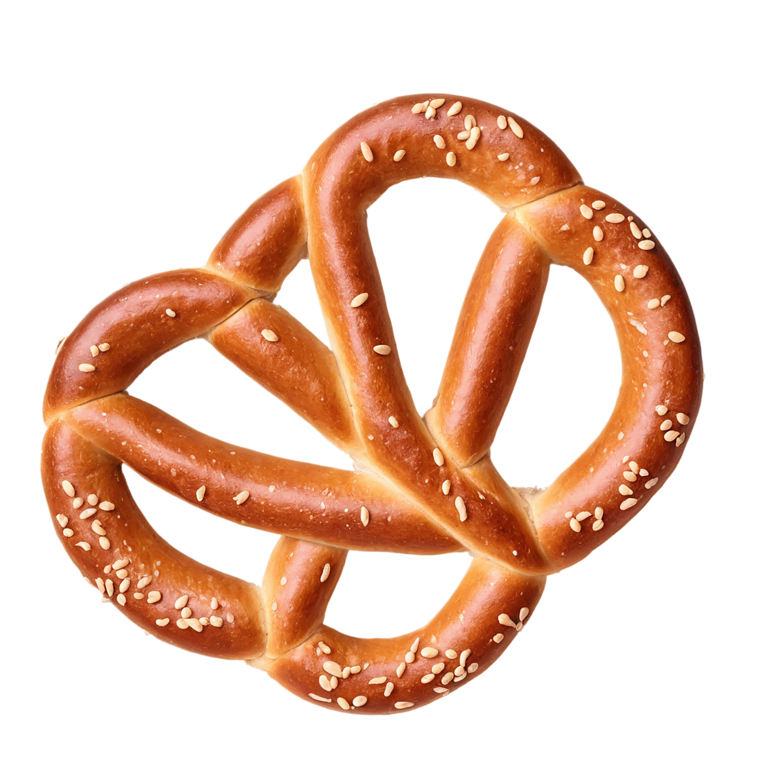 Pretzels baked goods isolated on transparent background #3097